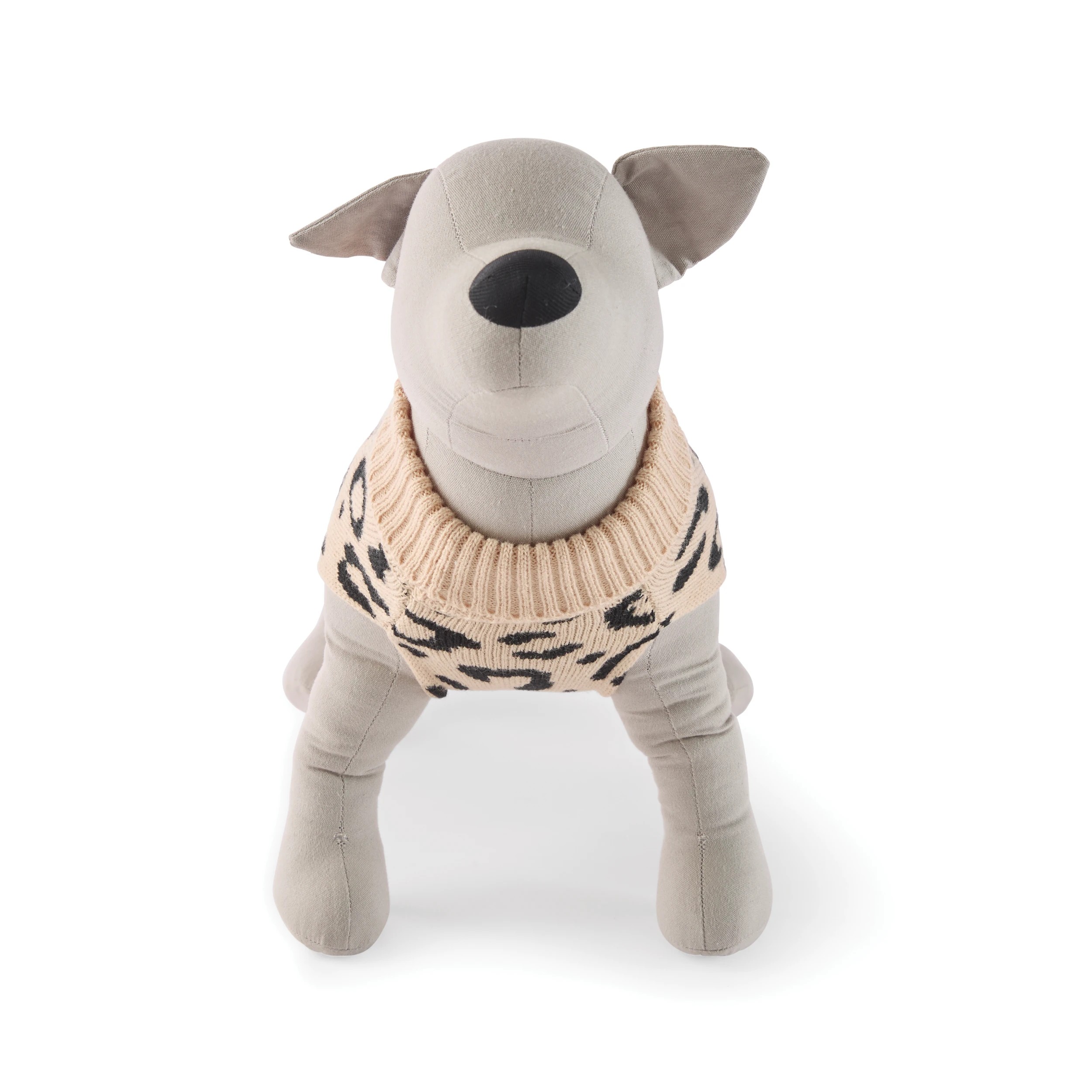 4 Pet Leopard Knit Jumper - Extra Large, 4 of 9