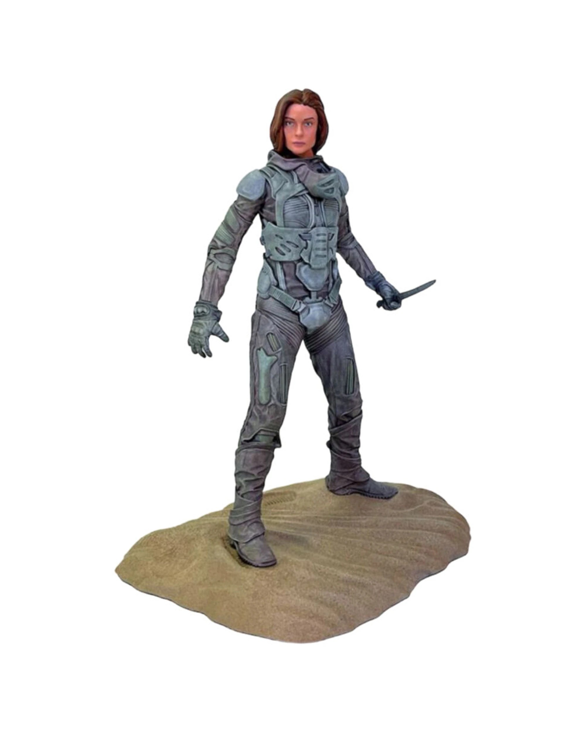 1 Dune Lady Jessica Action Figure 8.9 Inch PVC Sci-Fi Collectible Textured Base
 - grey, 1 of 3
