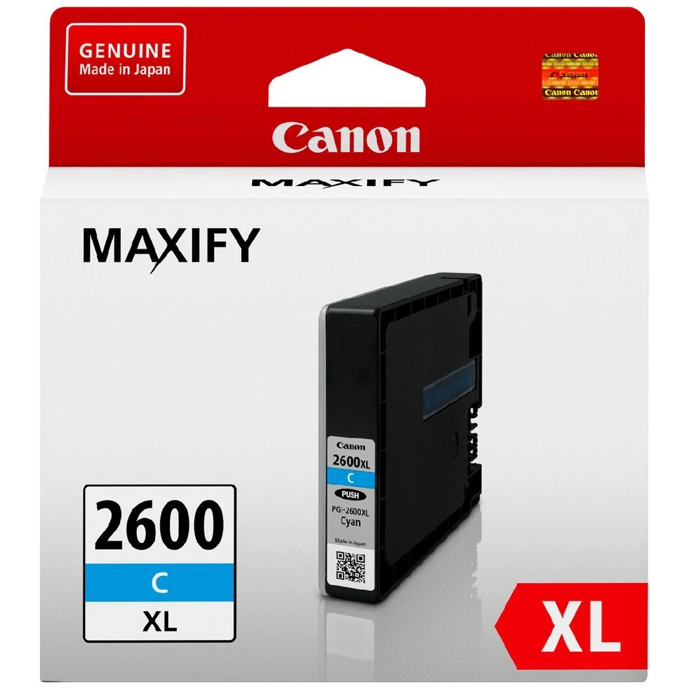 1 Canon PGI 2600XL Ink Cartridge Cyan, 1 of 4