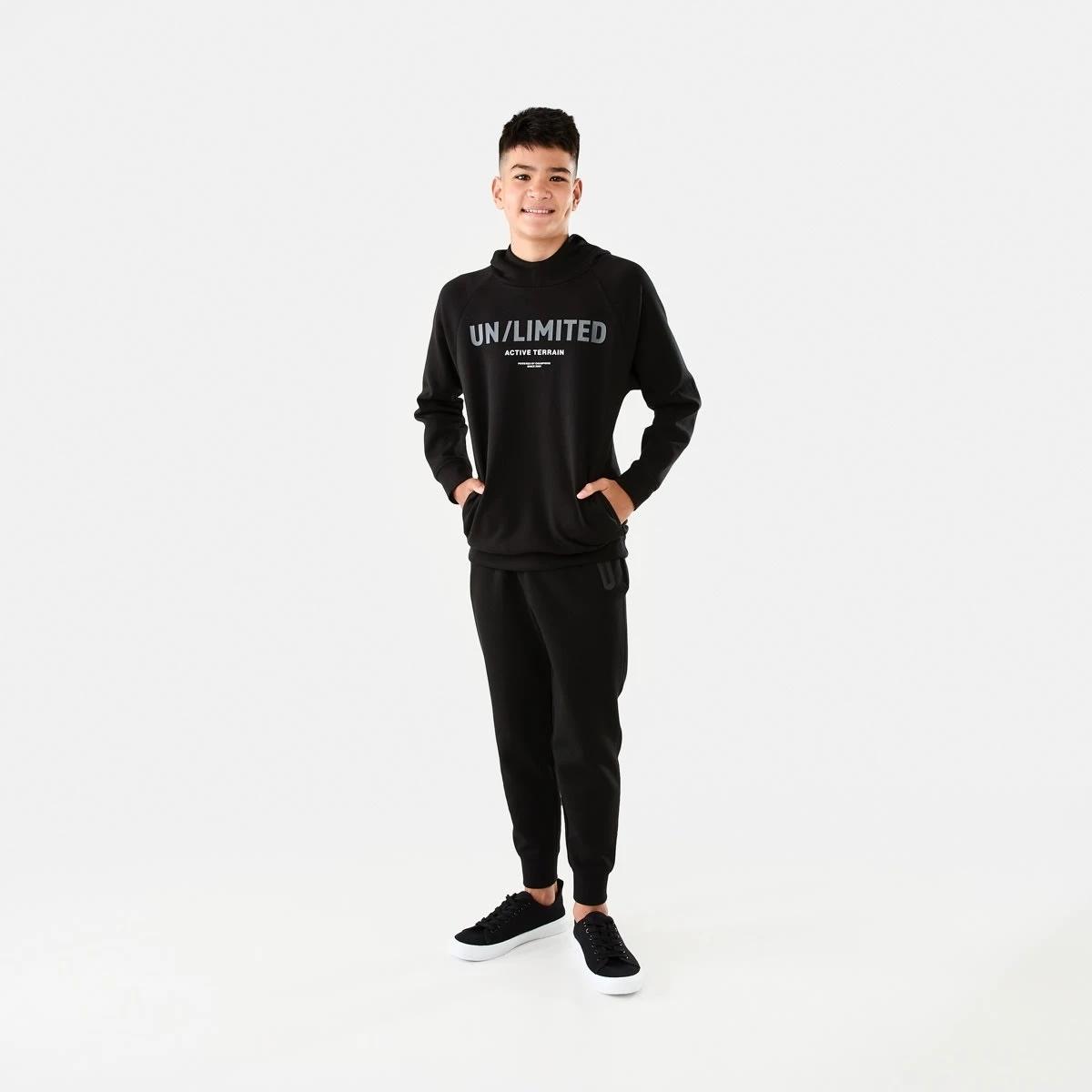 6 Active Kids Print Hoodie Blk Unlimi, 6 of 9