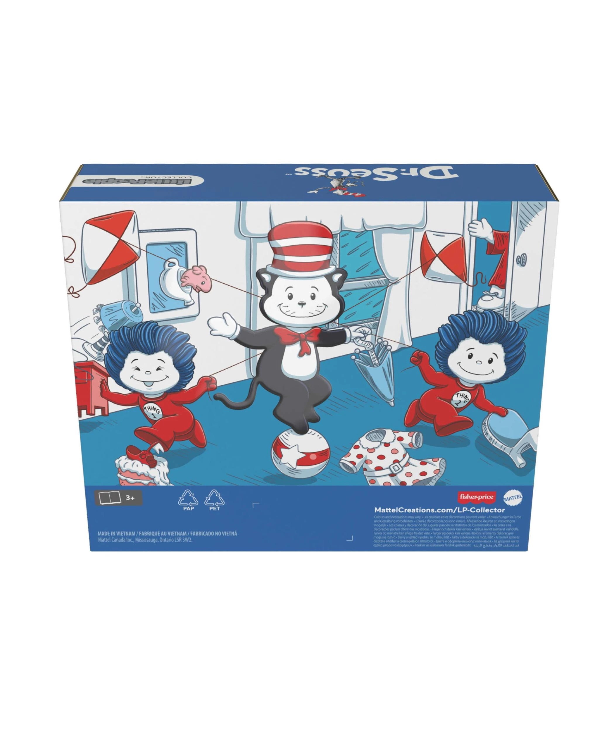 6 Fisher-Price Little People Collector Dr Seuss The Cat in the Hat Special Edition Figure Set, 6 of 6
