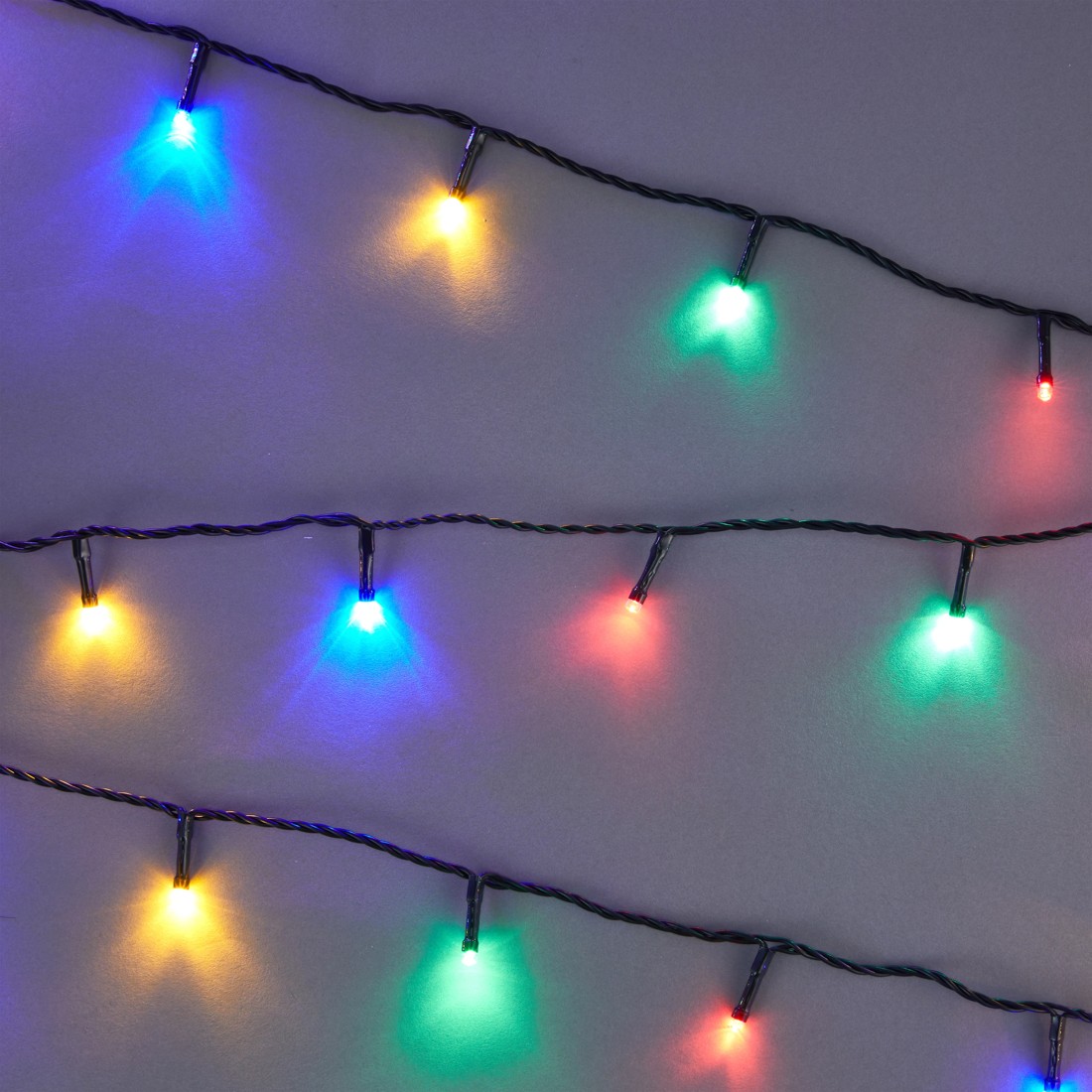 1 Low Voltage 250 LED Multifunction Multi-Coloured String Lights, 1 of 7