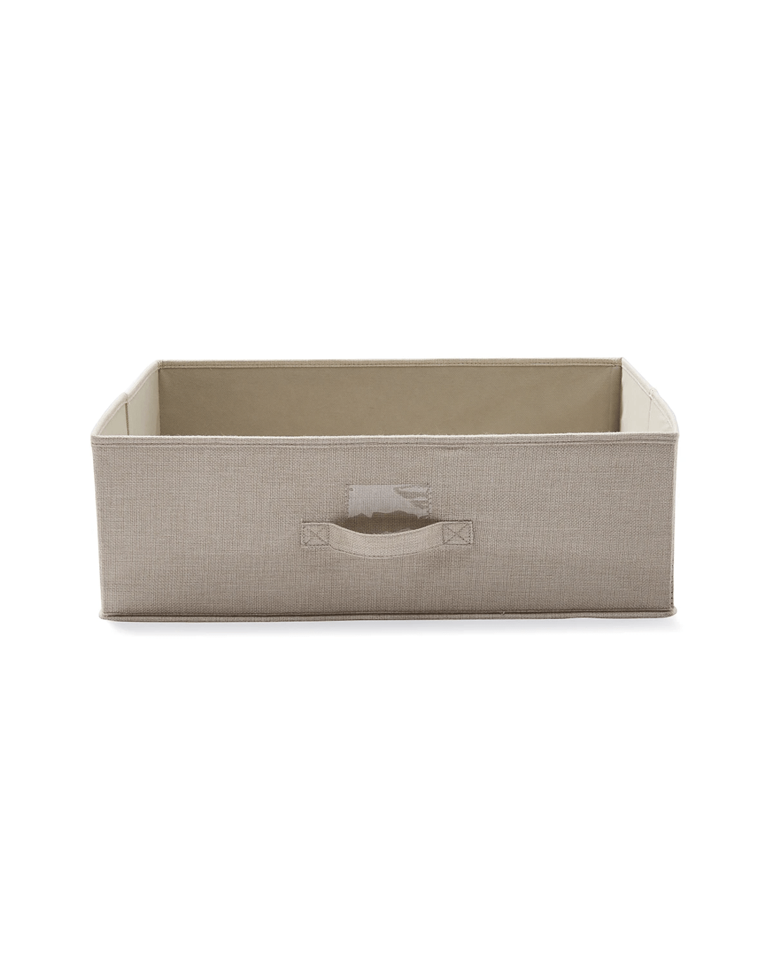 4 Linen Look Underbed Storage Box - Beige, 4 of 8
