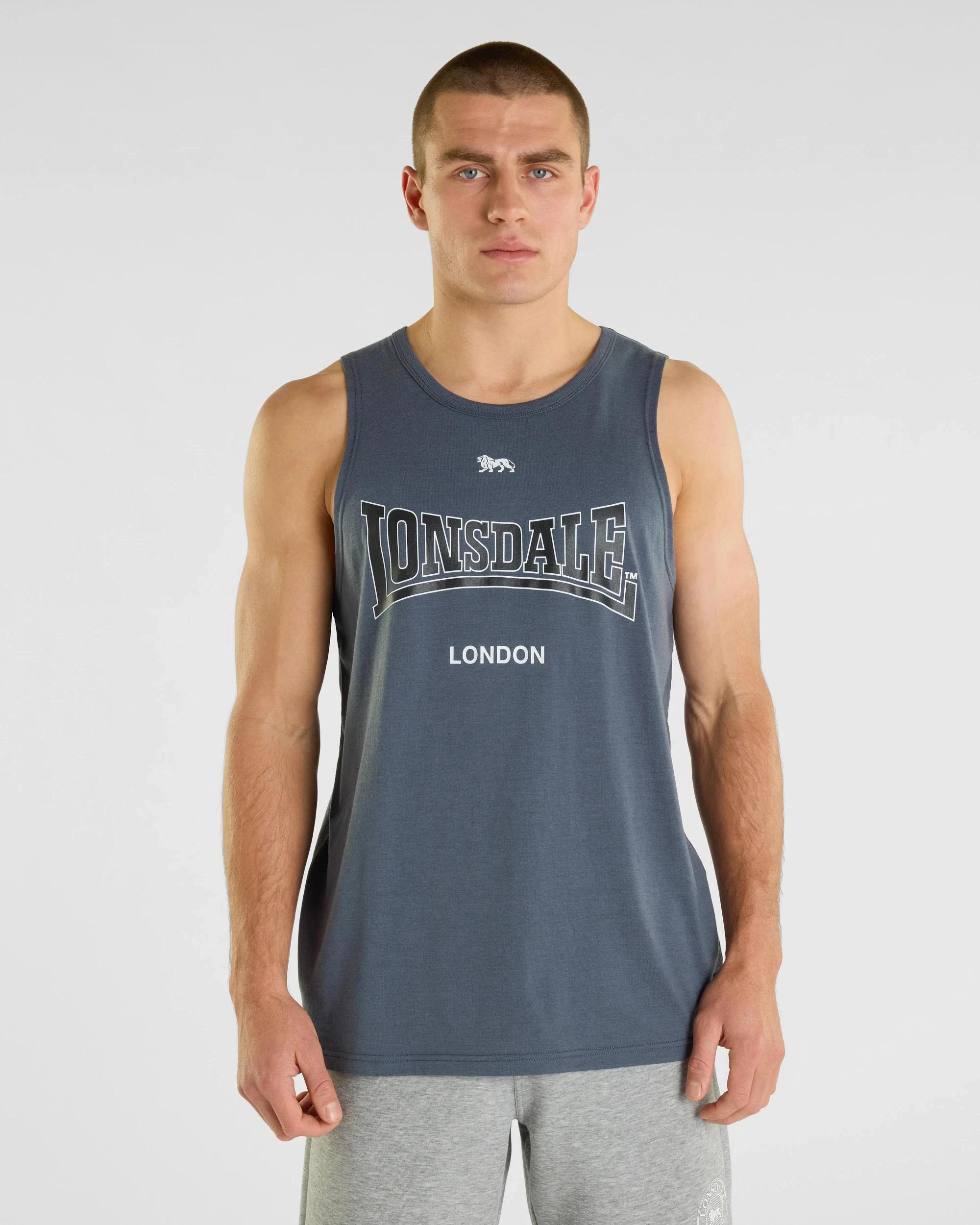 1 London Tank Top - Lonsdale London STEEL BLUE, 1 of 5