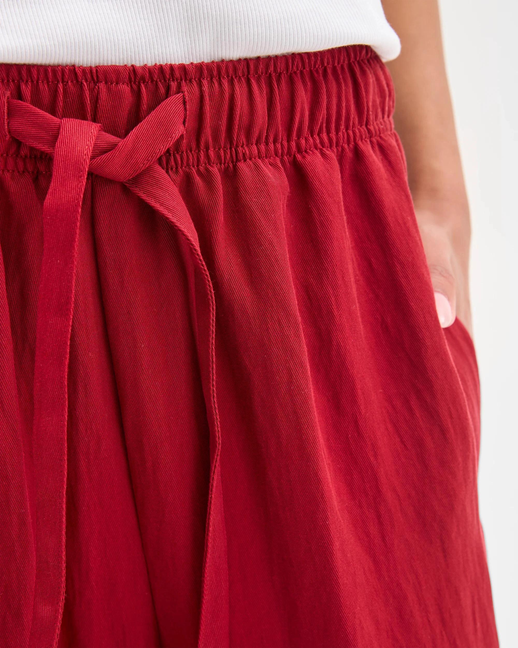 5 Target Pull On Full Leg Pants GARNET, 5 of 6