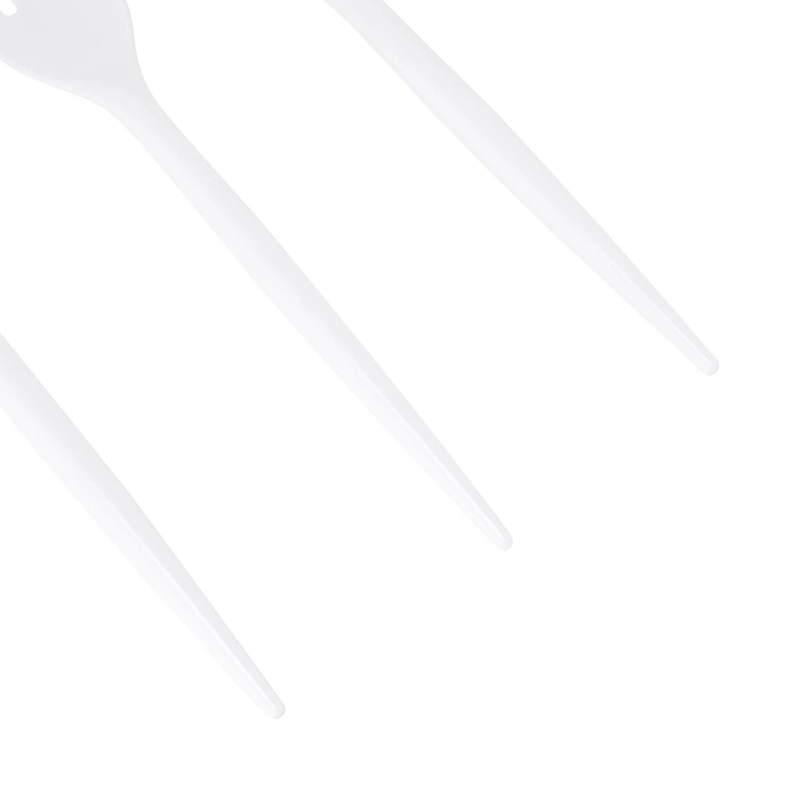 3 150 Piece Reusable White Plastic Cutlery Set, 3 of 5