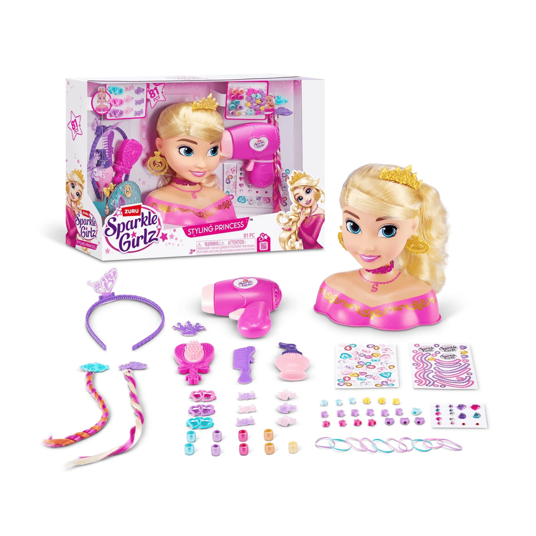 1 Sparkle Girlz Styling Princess by ZURU - Pink, 1 of 7