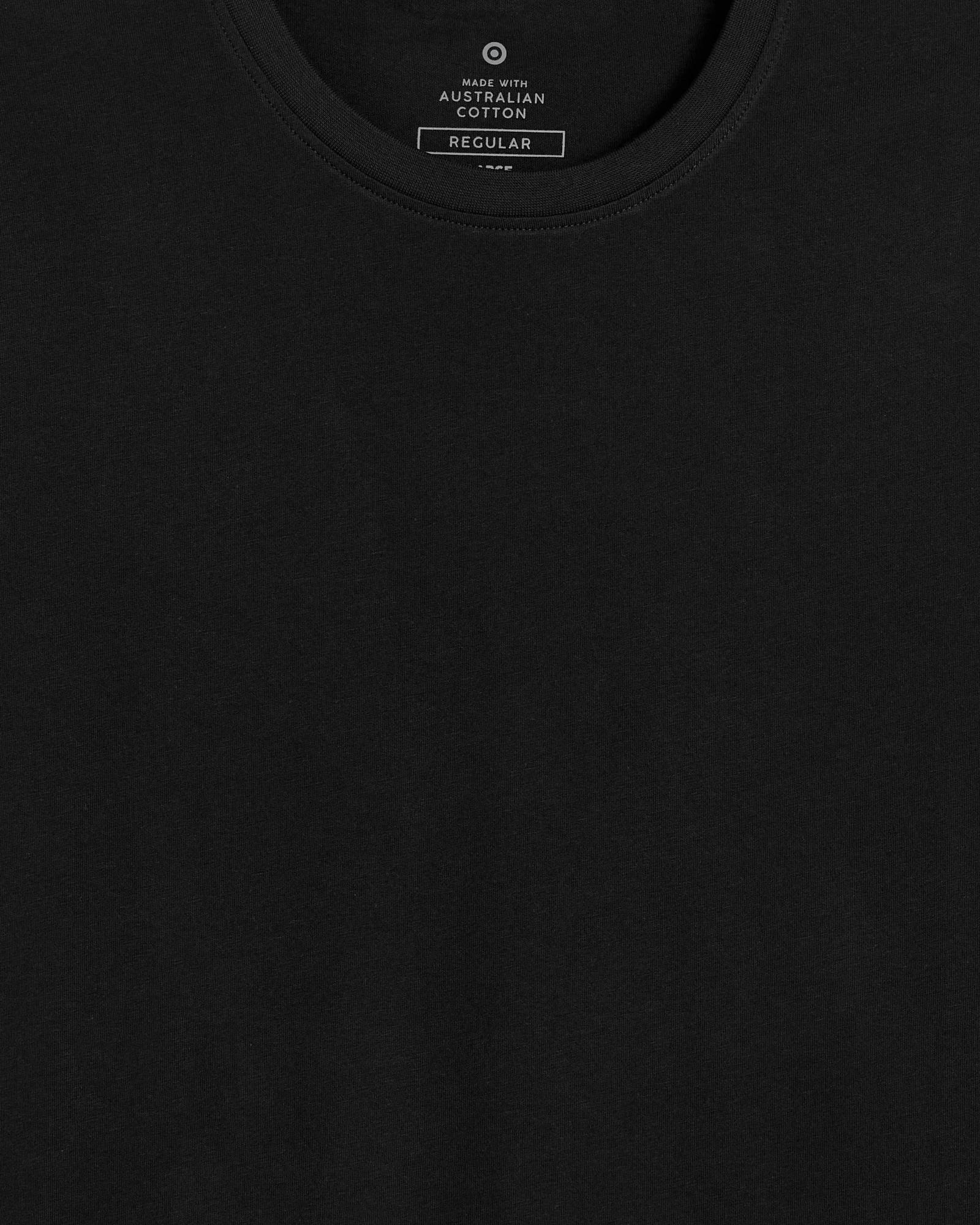 6 Target Australian Cotton T-Shirt BLACK, 6 of 7