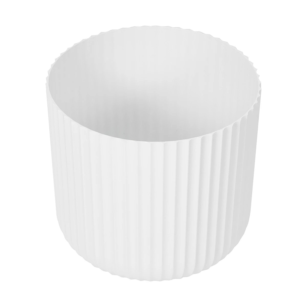 2 30cm Linear Plastic Pot - White, 2 of 5