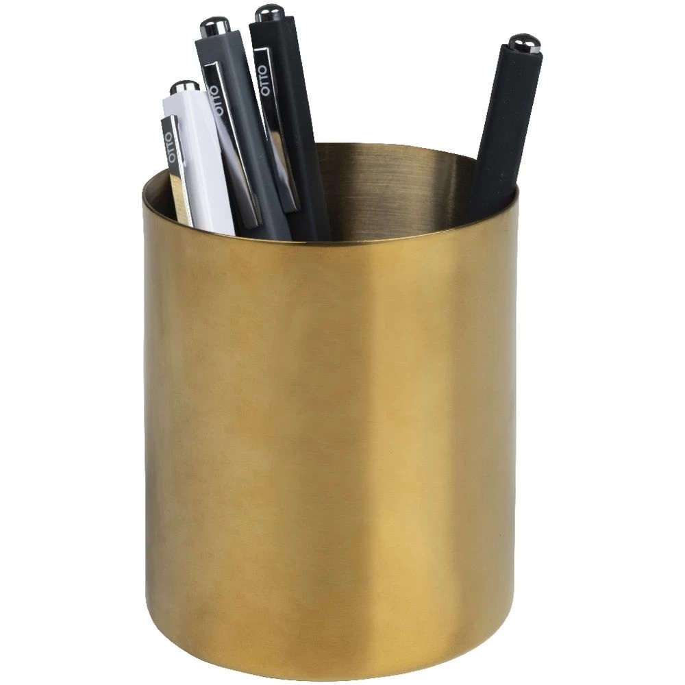 2 Otto Gold Metal Pen Cup, 2 of 6