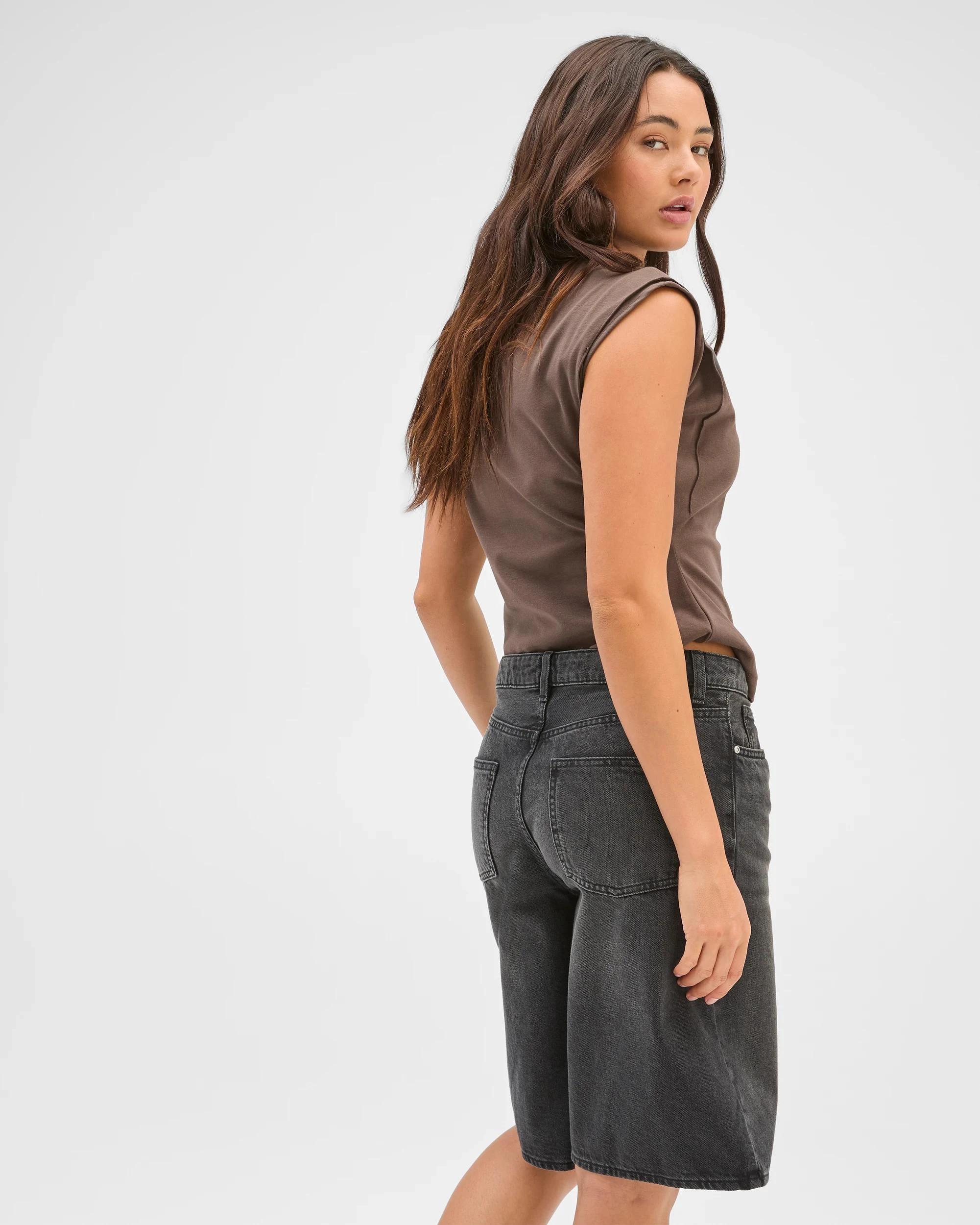 5 Denim Jorts - Lily Loves SMOKEY BLACK, 5 of 6