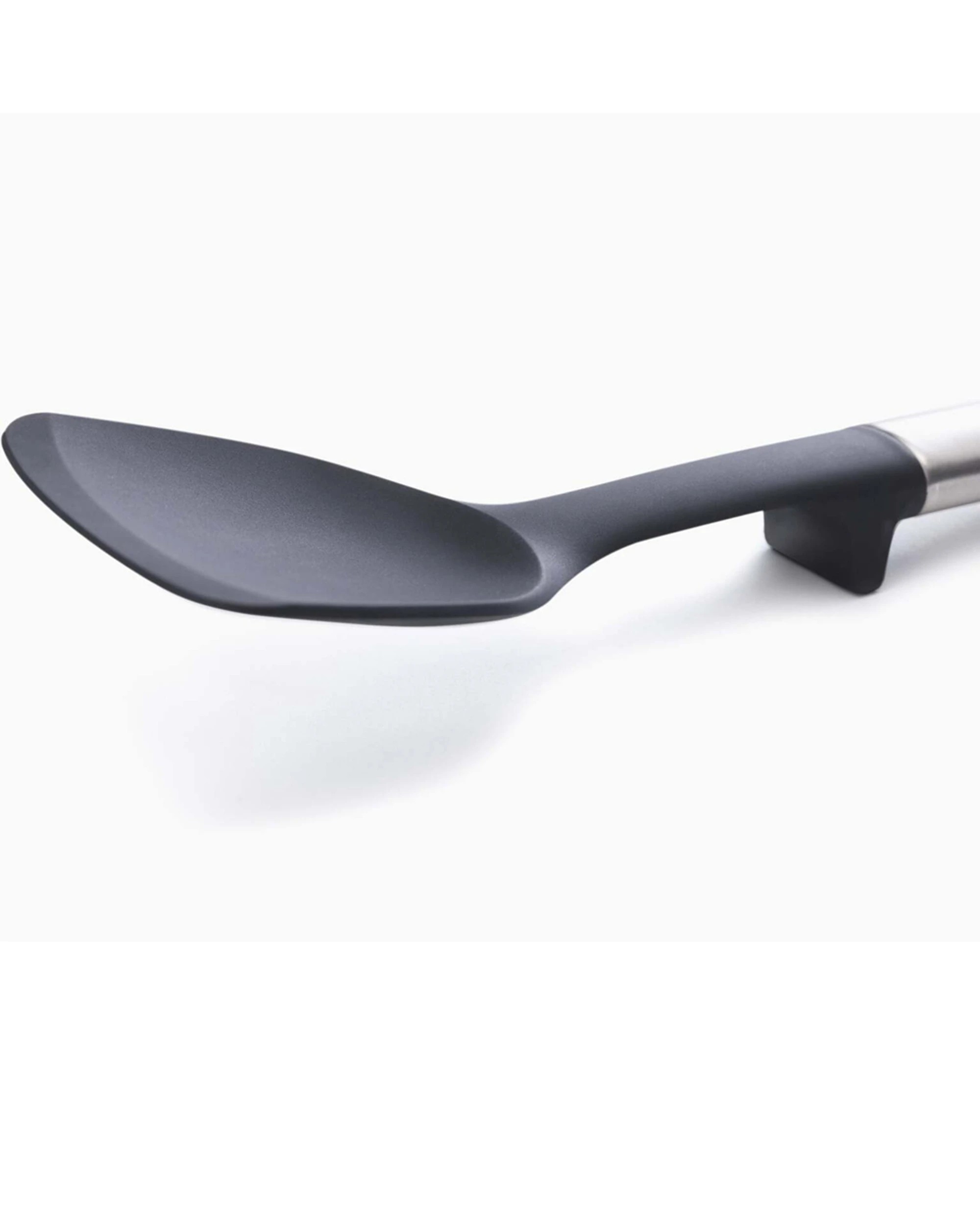 2 Joseph Joseph 3pc Elevate Fusion Silicone Cooking Utensil Set Weighted Handle With Stand - Black, 2 of 7