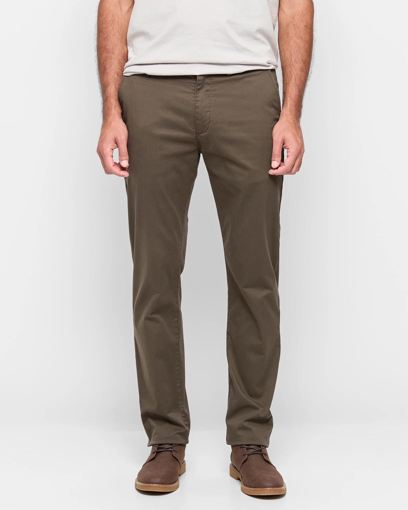 1 Target Straight Chino Pants DARK OLIVE, 1 of 5