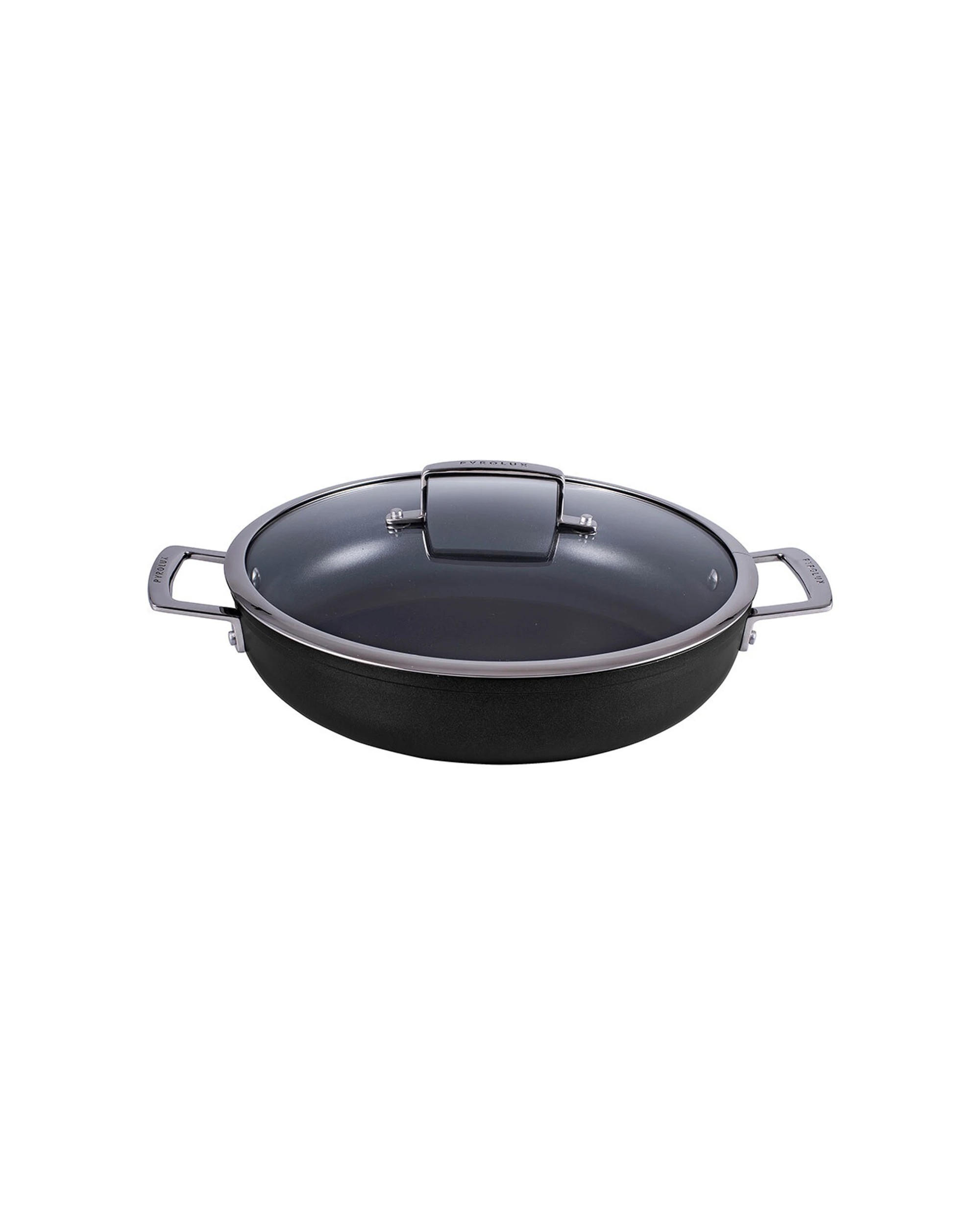 1 Pyrolux Ignite Chefs Pan Heavy Duty Forged Aluminium Induction 30cm - Black, 1 of 1