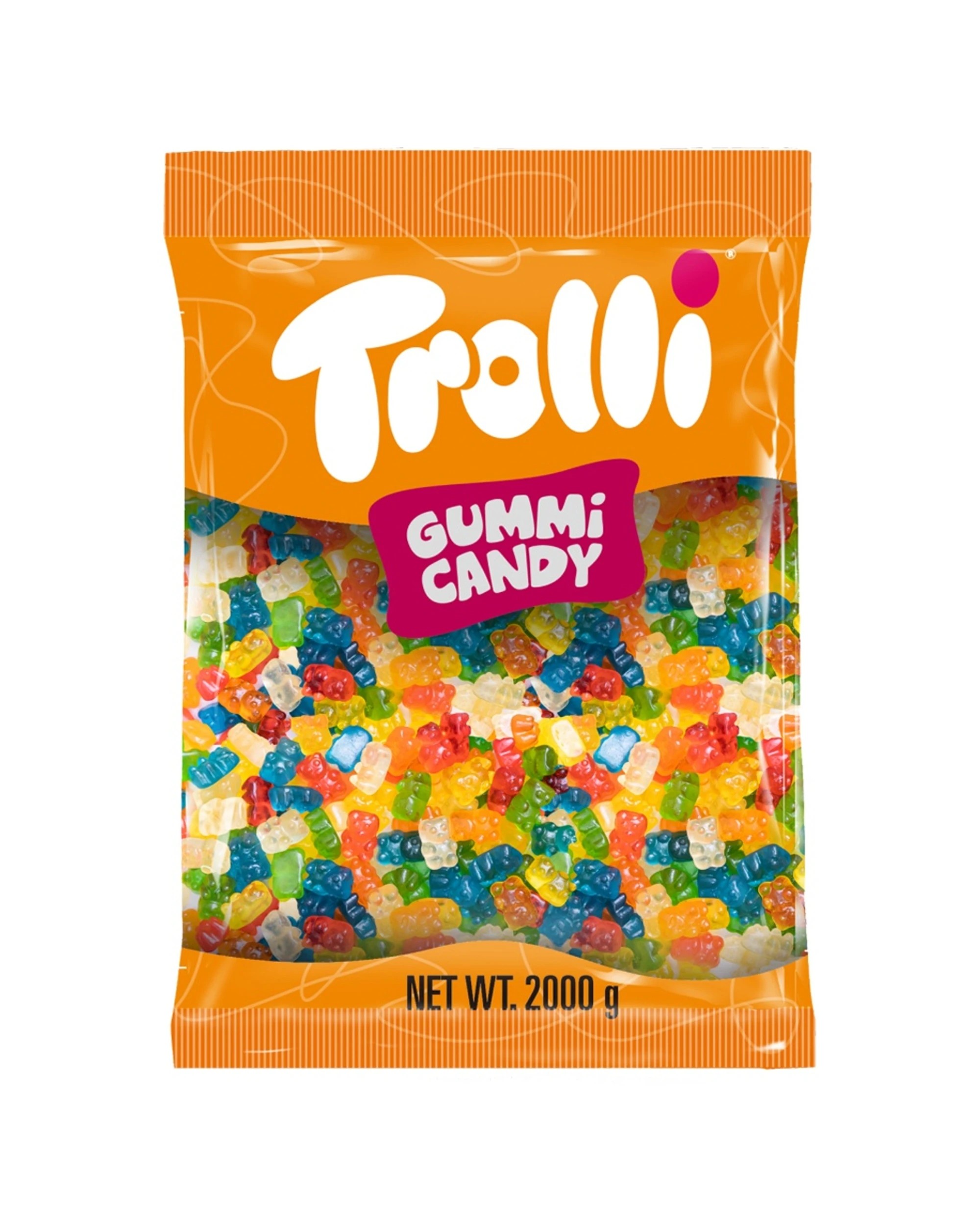 Trolli Gummy Bears Gummi Candy Flavour Lollies 2kg - Multi - Kmart