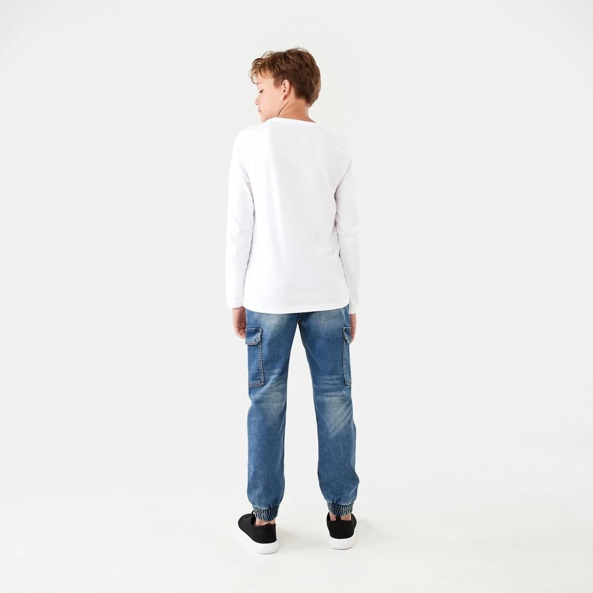 7 Denim Cargo Joggers Mid Wash, 7 of 9