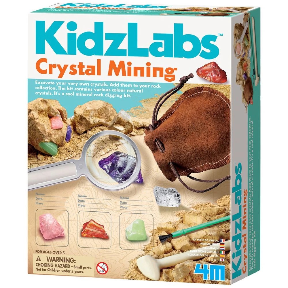 1 4M Kidzlabs Crystal Mining Kit, 1 of 4