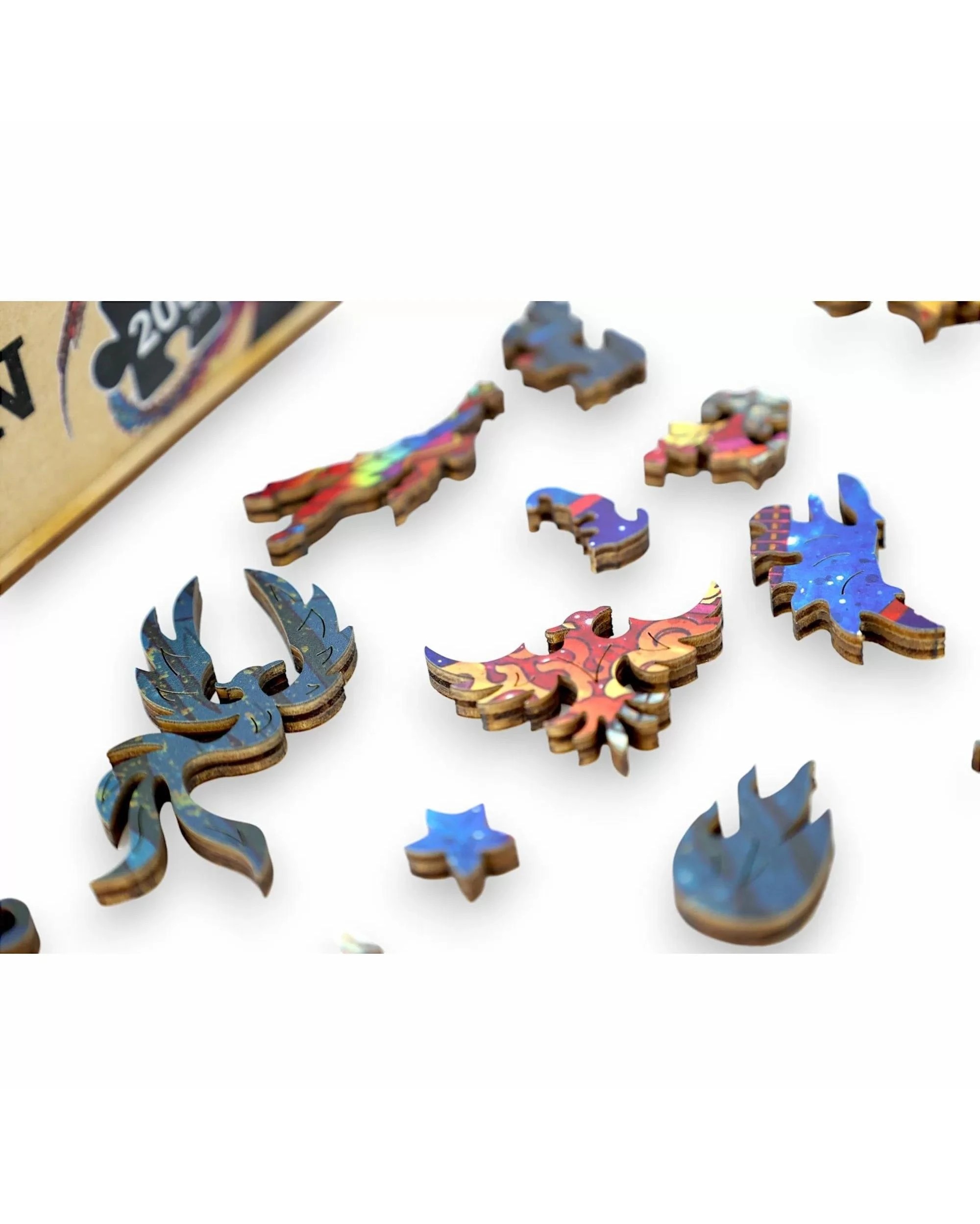 5 Let's Play Games Fantasy Series 01 Dragon Flight 200 Piece Wooden Jigsaw Puzzle, 5 of 5