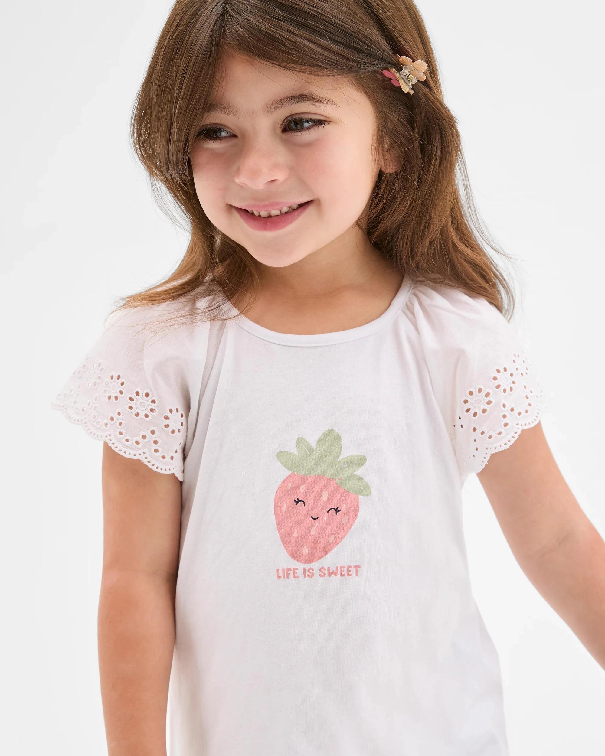 1 Target Australian Cotton Broderie T-Shirt WHITE, 1 of 6