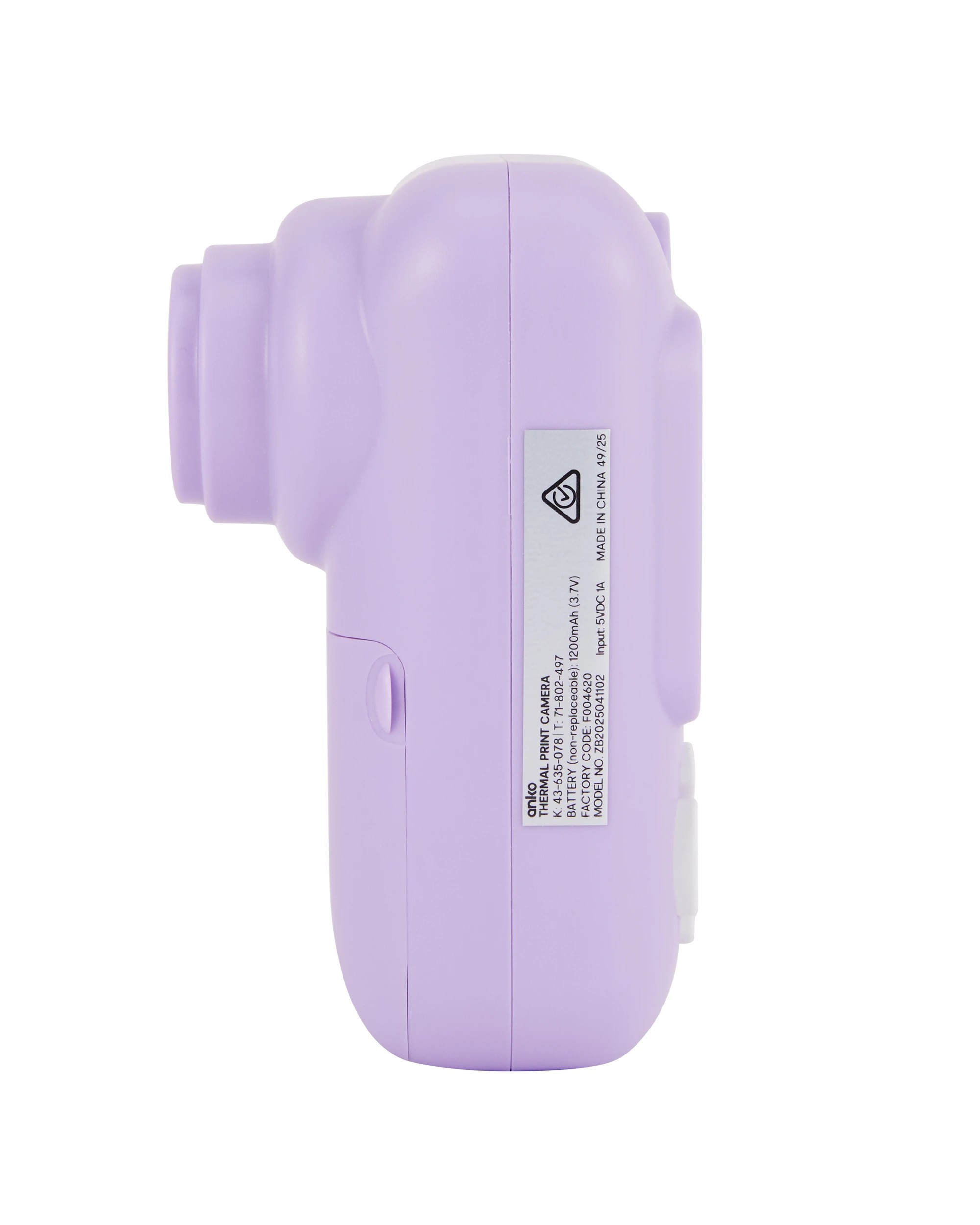 3 Thermal Print Camera - Lilac, 3 of 9