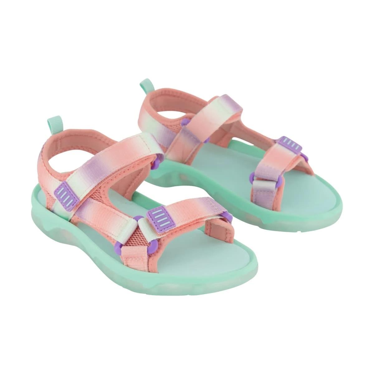 1 Junior Light Up Sandals Lag Green, 1 of 6