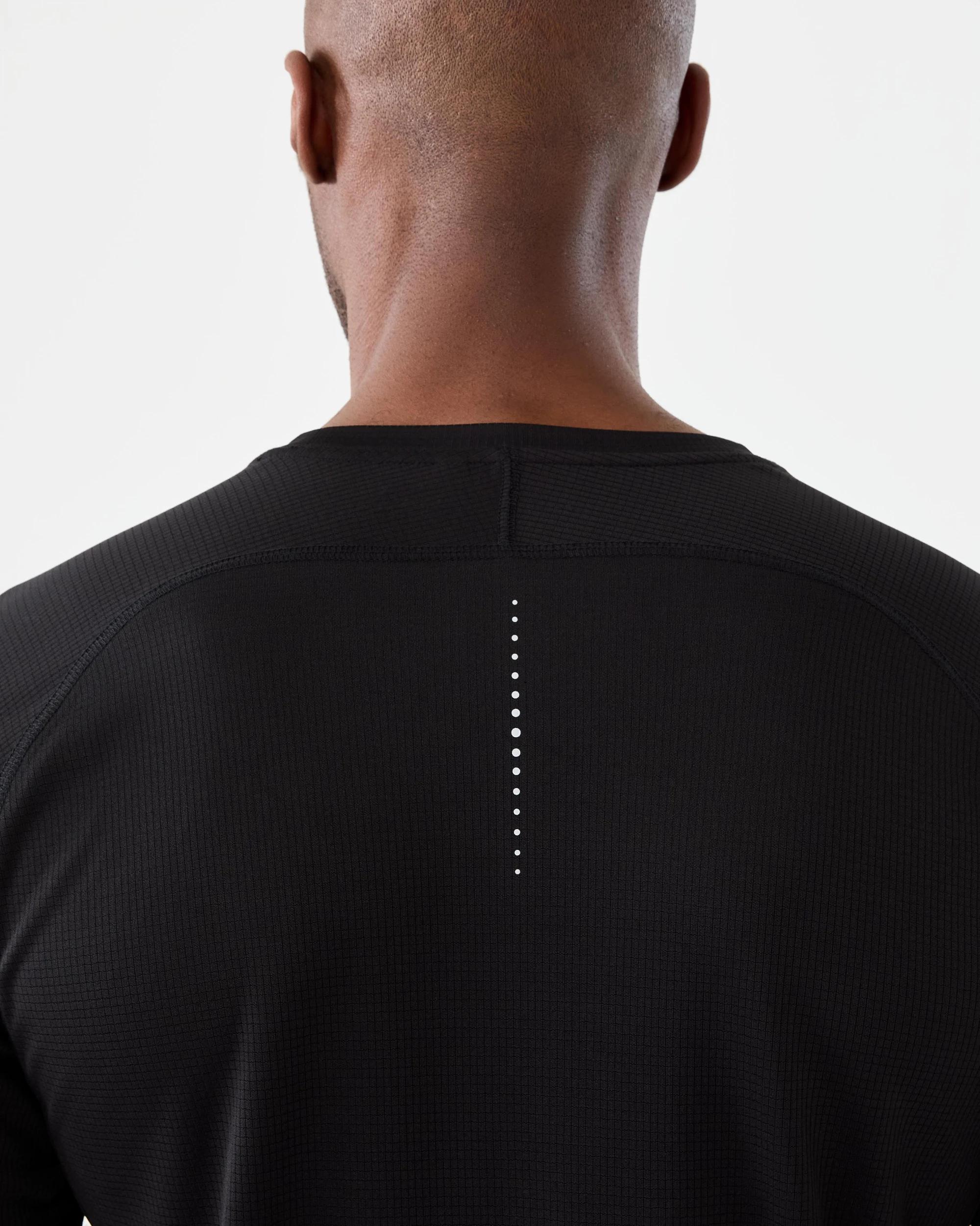 5 Active Mens Long Sleeve Performance T-shirt Black, 5 of 6