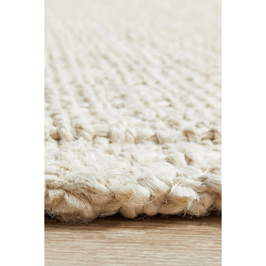 7 Rug Culture Atrium Barker Bleach 100% Jute Hand-loomed Rug - 230 x 320 cm, White - White, 7 of 7
