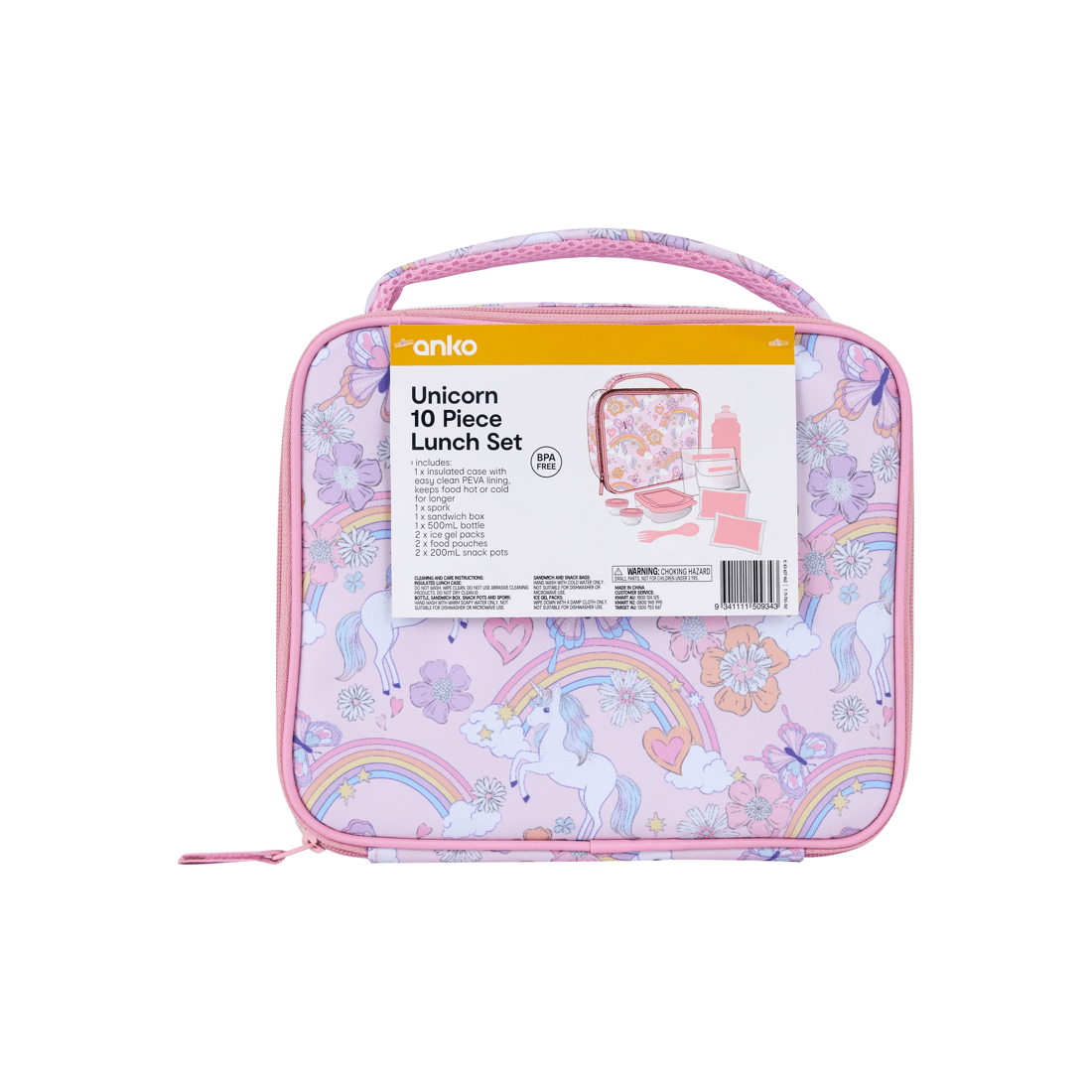 8 10 Piece Unicorn Lunch Set, 8 of 8