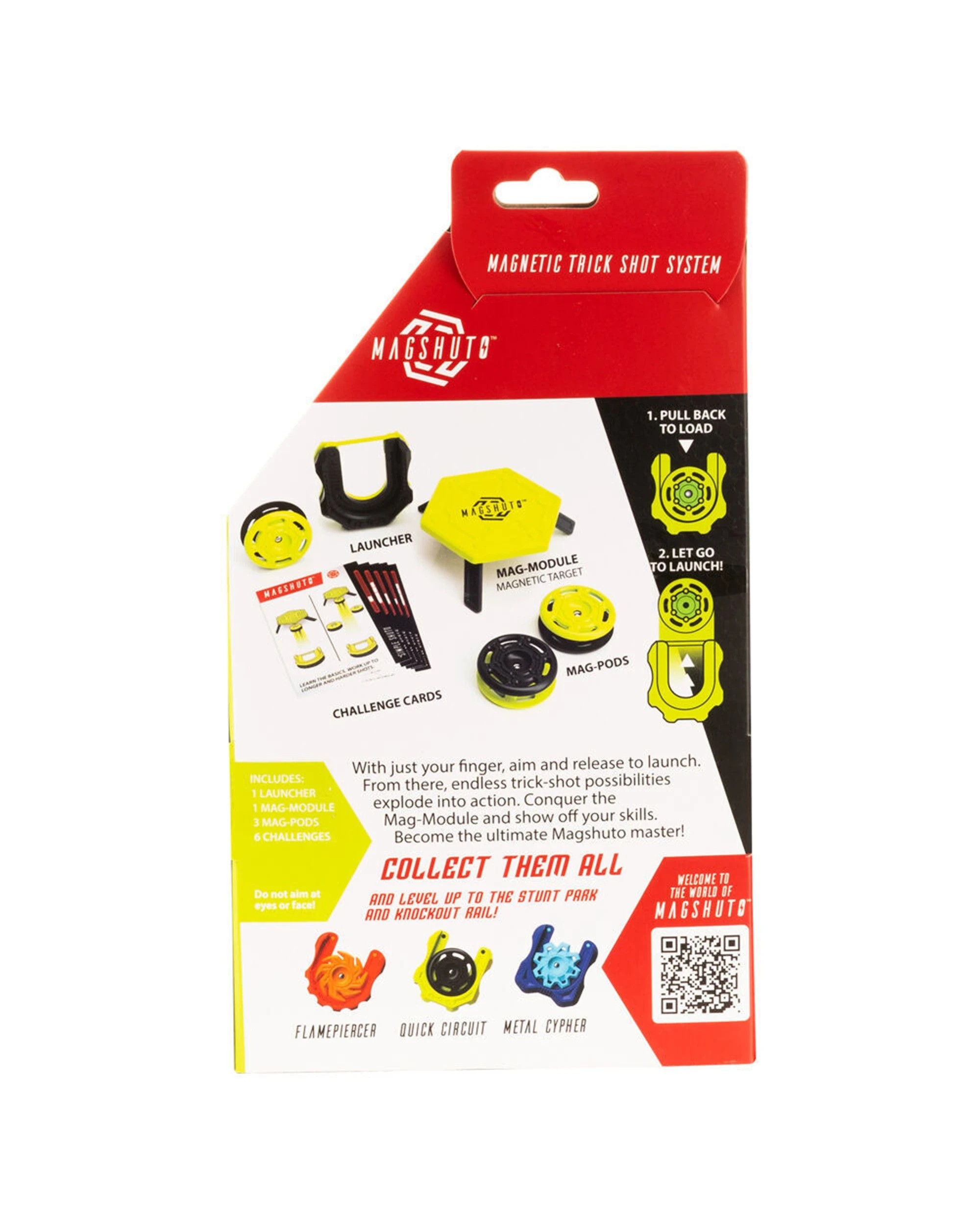 5 TOMY 2x 5pc Magshuto Mag-Kit Series 1 Magnetic Trick Shot Quick Circuit Kids Toy - Multi, 5 of 7