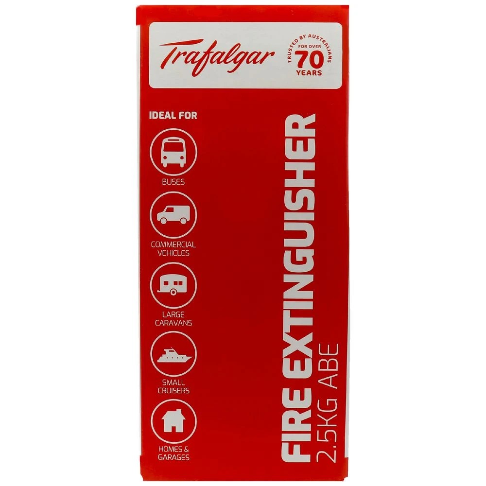 3 Trafalgar ABE Fire Extinguisher 2.5kg Red, 3 of 6