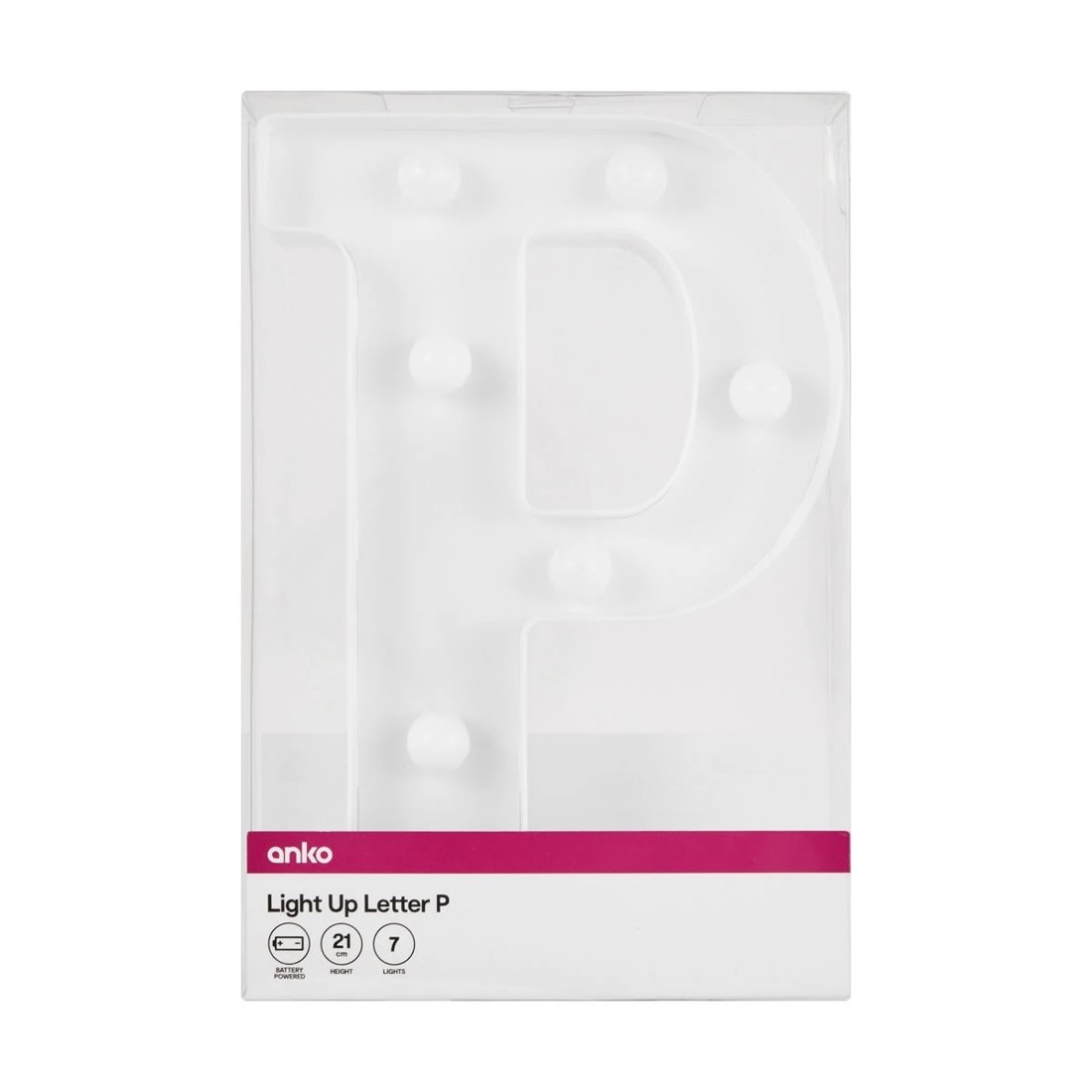 4 Light Up Letter - P, 4 of 5