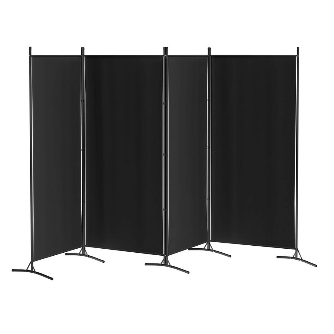 1 Artiss 4 Panel Room Divider Screen 345x180cm Fabric
 - black, 1 of 7