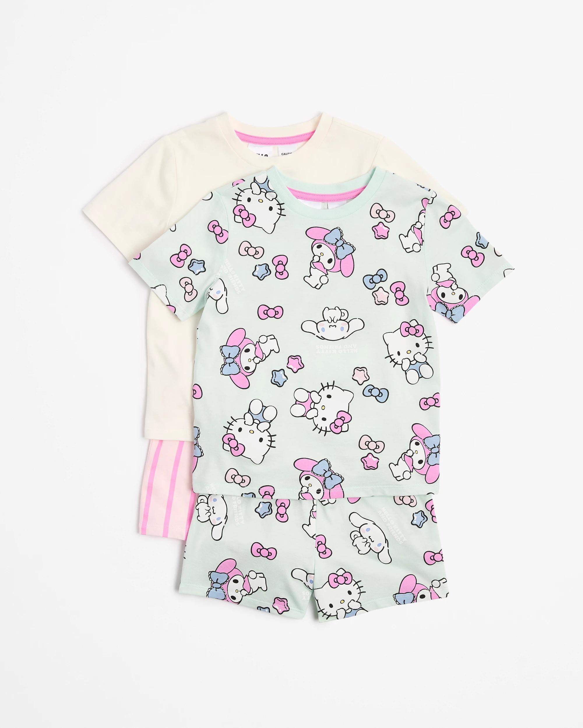 7 Hello Kitty Australian Cotton Younger Girls Pyjama Set 2 Pack HELLO KITTY, 7 of 7