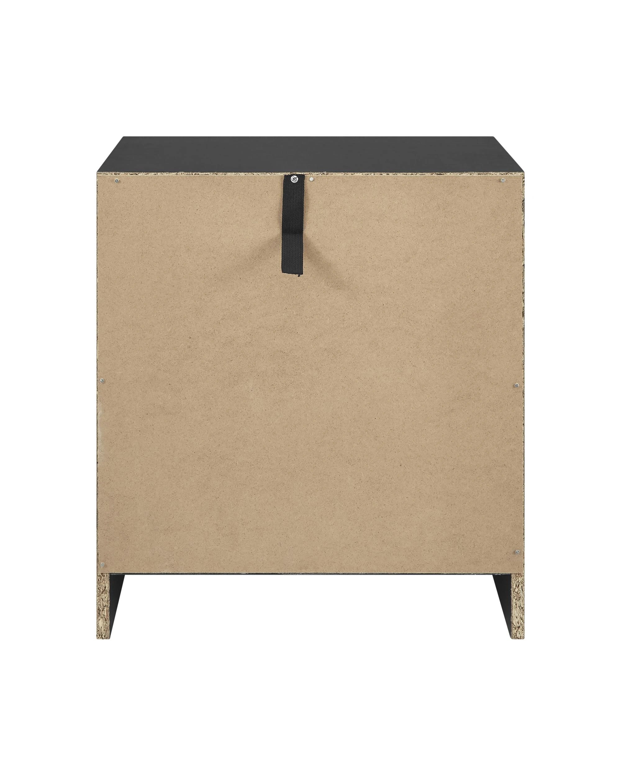 5 Kodu Bedside Unit Side Table 2 Drawers - Black, 5 of 9