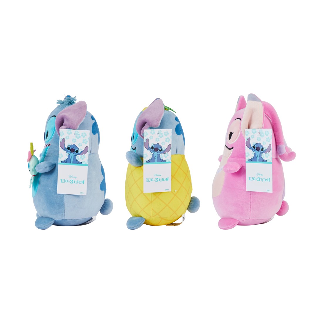 3 20cm Disney Lilo & Stitch Cushy Plush Toy - Assorted, 3 of 4