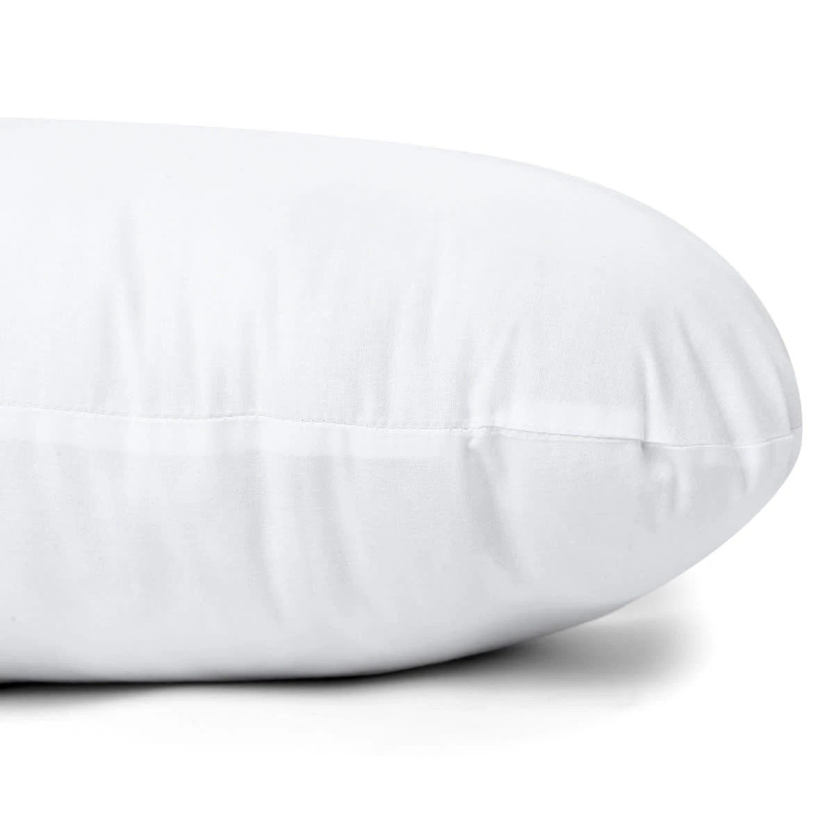 3 180 Thread Count U-Shape Pillowcase - White, 3 of 3