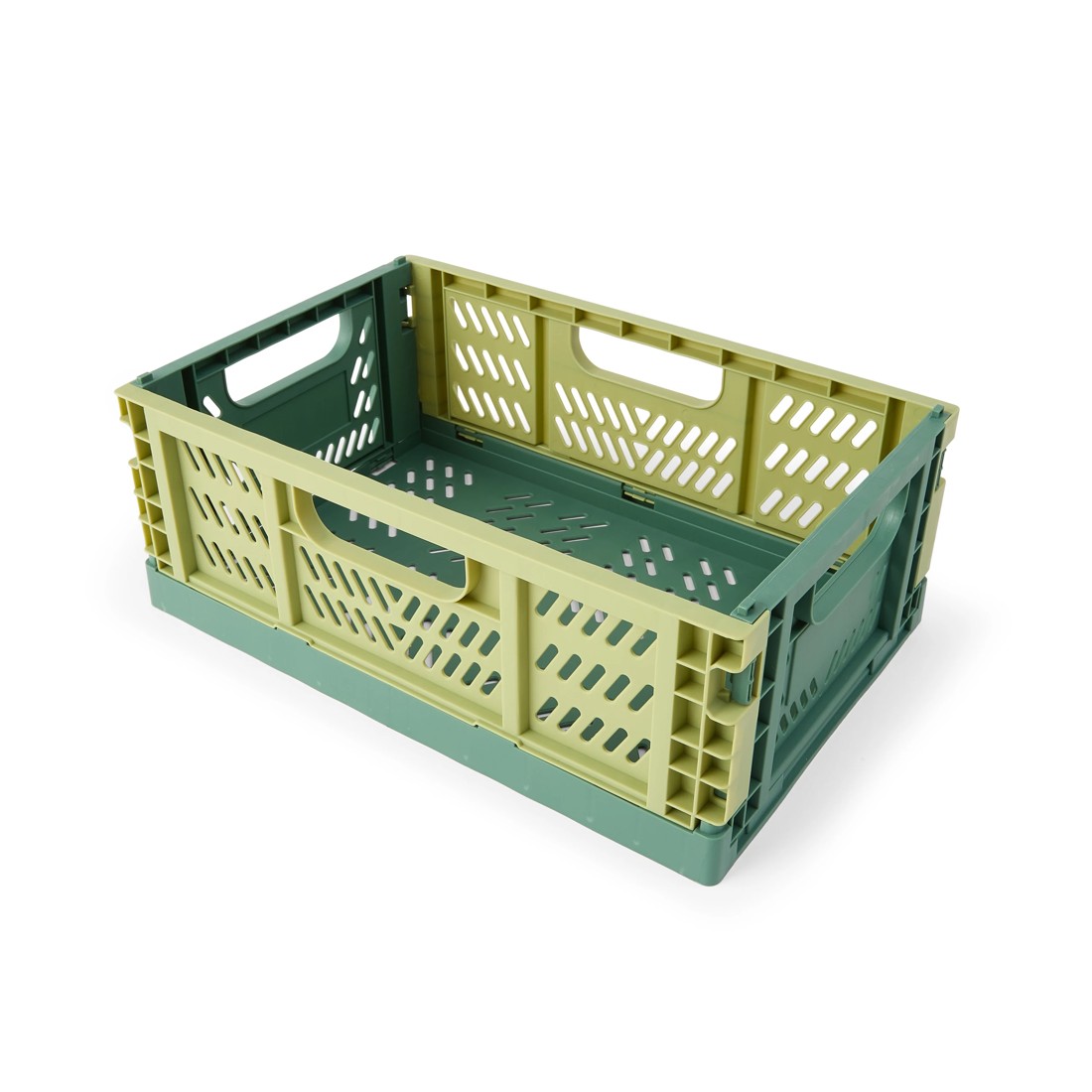 2 5L Collapsible Crate - Small, Green, 2 of 8