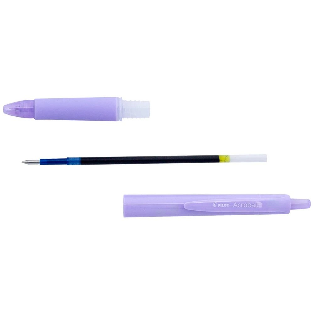 3 PILOT Acroball 150 Ballpoint Pen 0.5mm Purple Barrel, 3 of 5