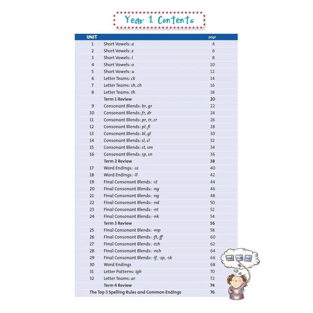 2 Targeting Spelling Activity Book Year 1, 2 of 6