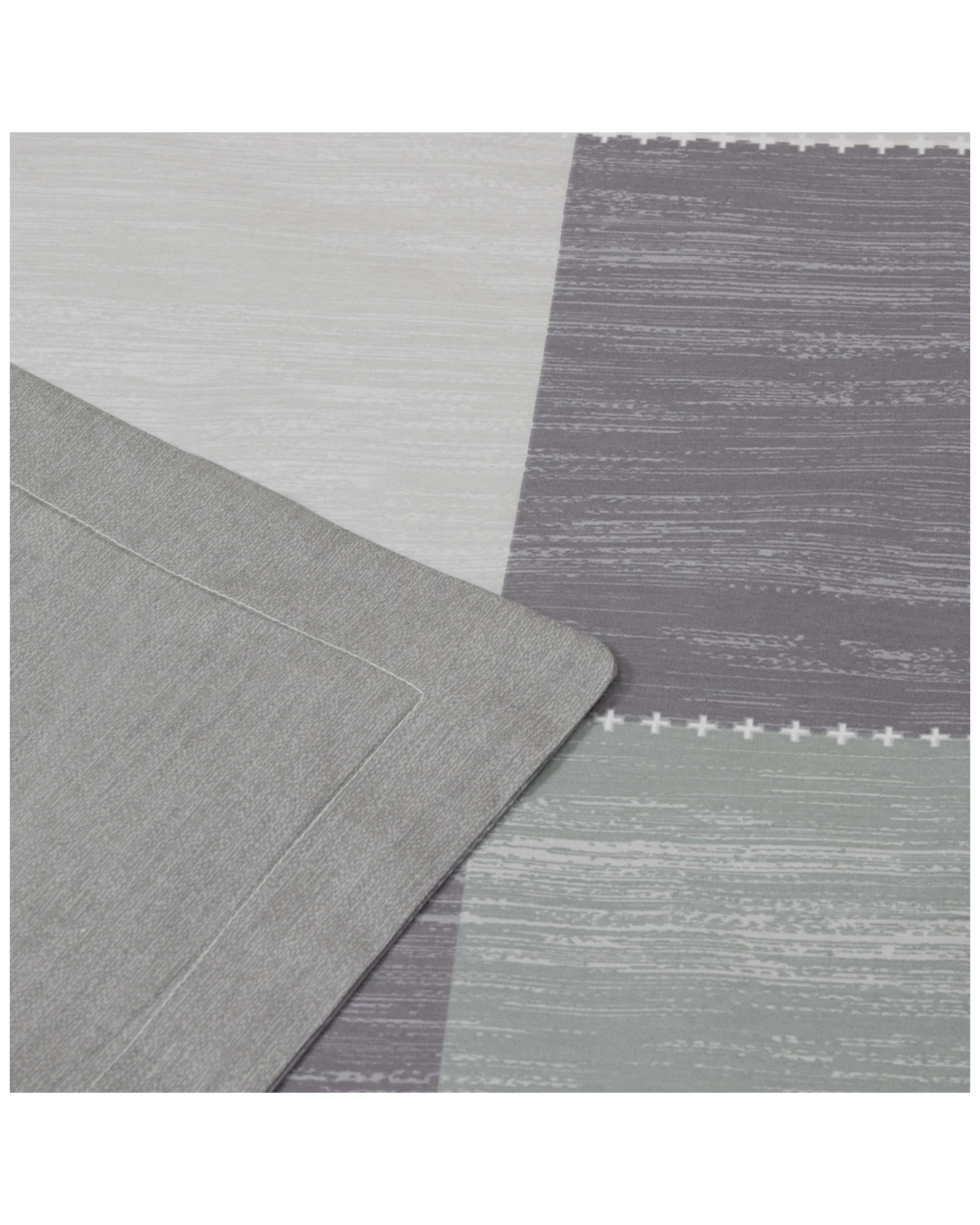 2 Ardor Bradley King Quilt Cover Set Cotton Bedding Check Quilt Home Linen - King Bed, 2 of 3