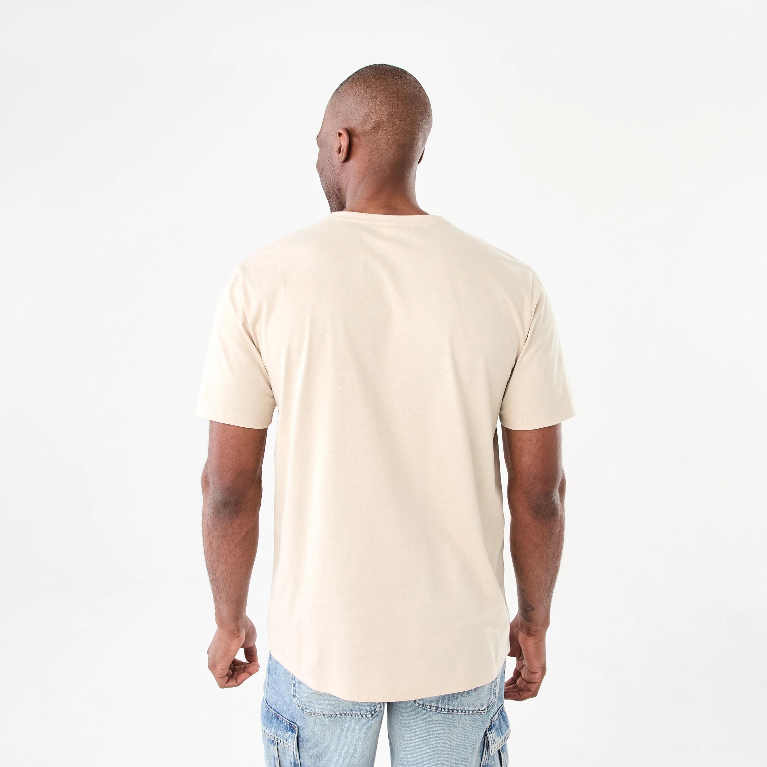 3 Plain V-Neck T-shirt Bge Ntrl, 3 of 5