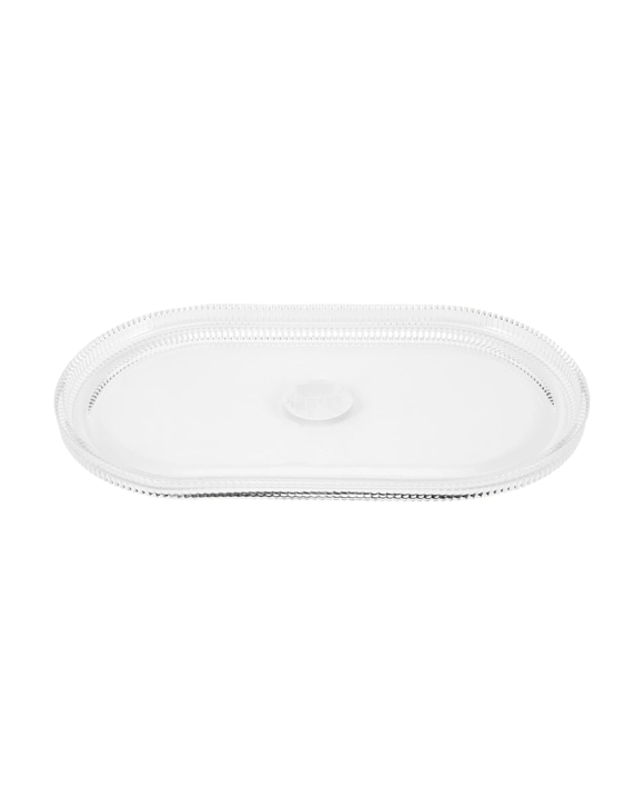 Clear Glass Linear Platter
