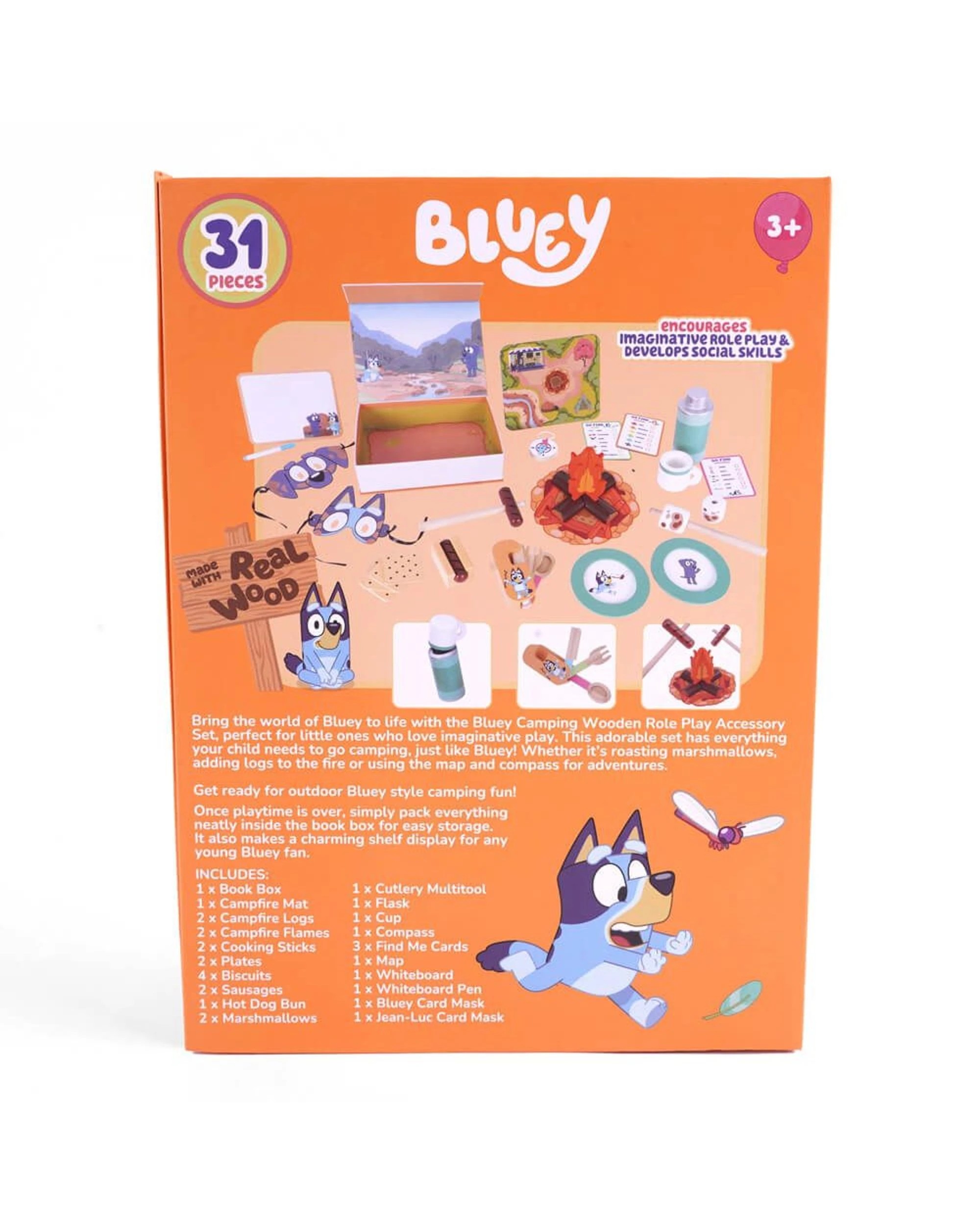 3 Bluey Camping Wooden Role Play Accessory Set, 3 of 3