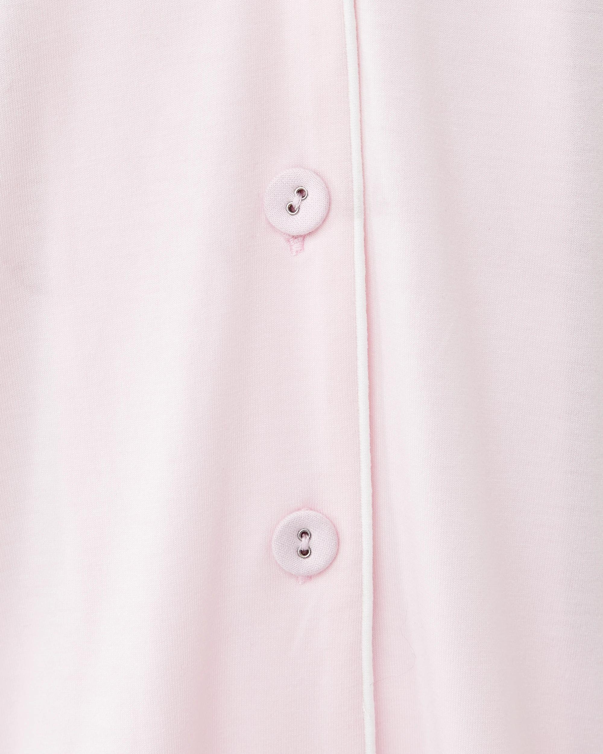 7 Long Sleeve Top and Pants Comfort Pyjama Set Bllet Pink, 7 of 7