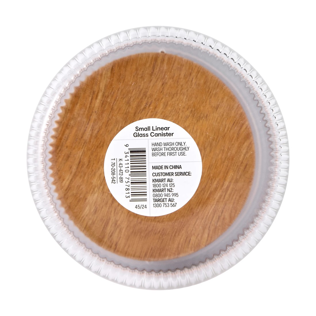 6 Small Linear Glass Canister, 6 of 6