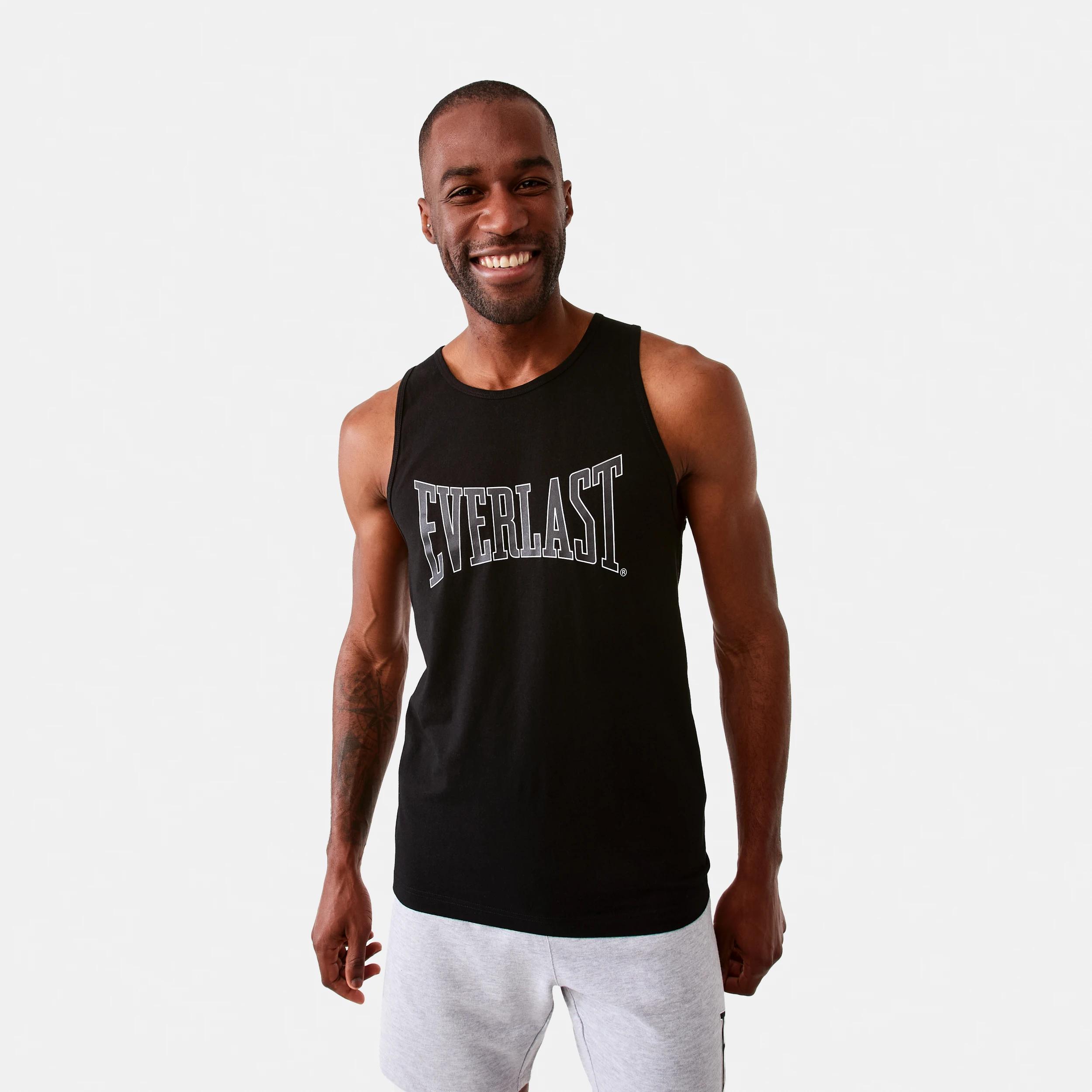 1 Everlast Mens Tank EVERLAST BLACK, 1 of 6