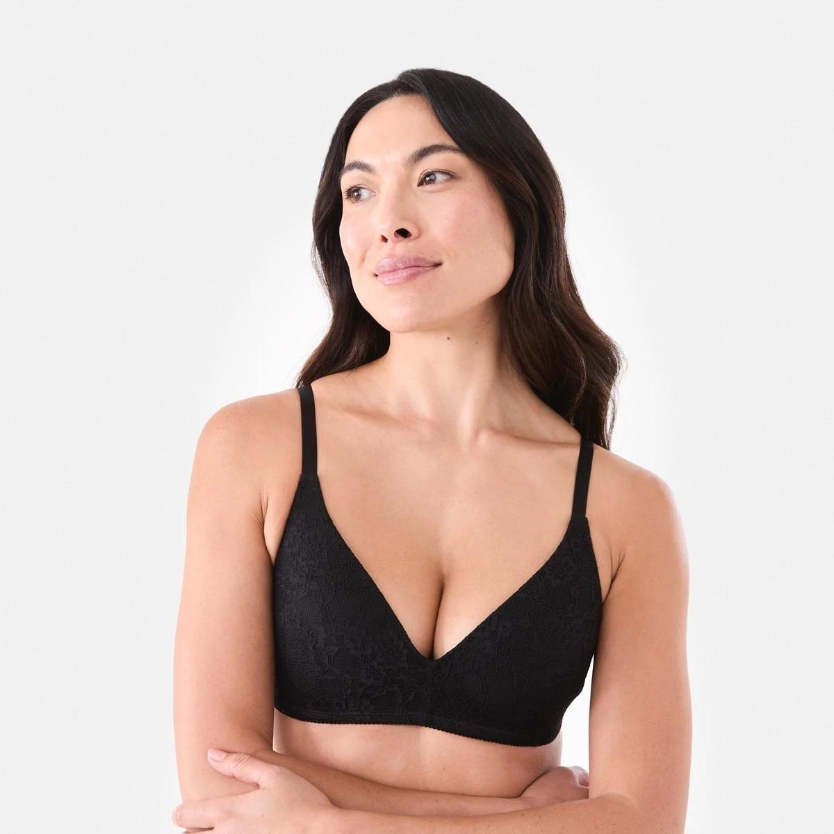 1 Lace Bralette BLACK, 1 of 6