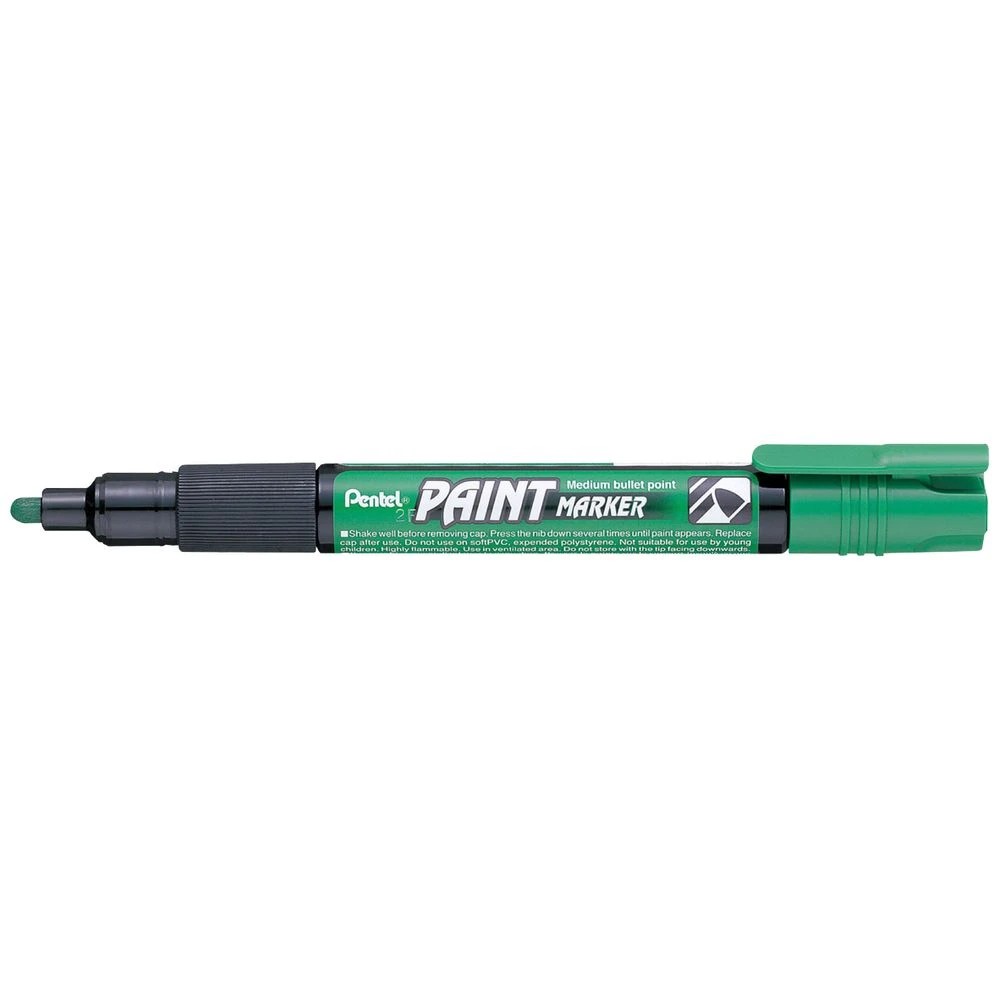 1 Pentel MMP20 Permanent Paint Marker Green, 1 of 5