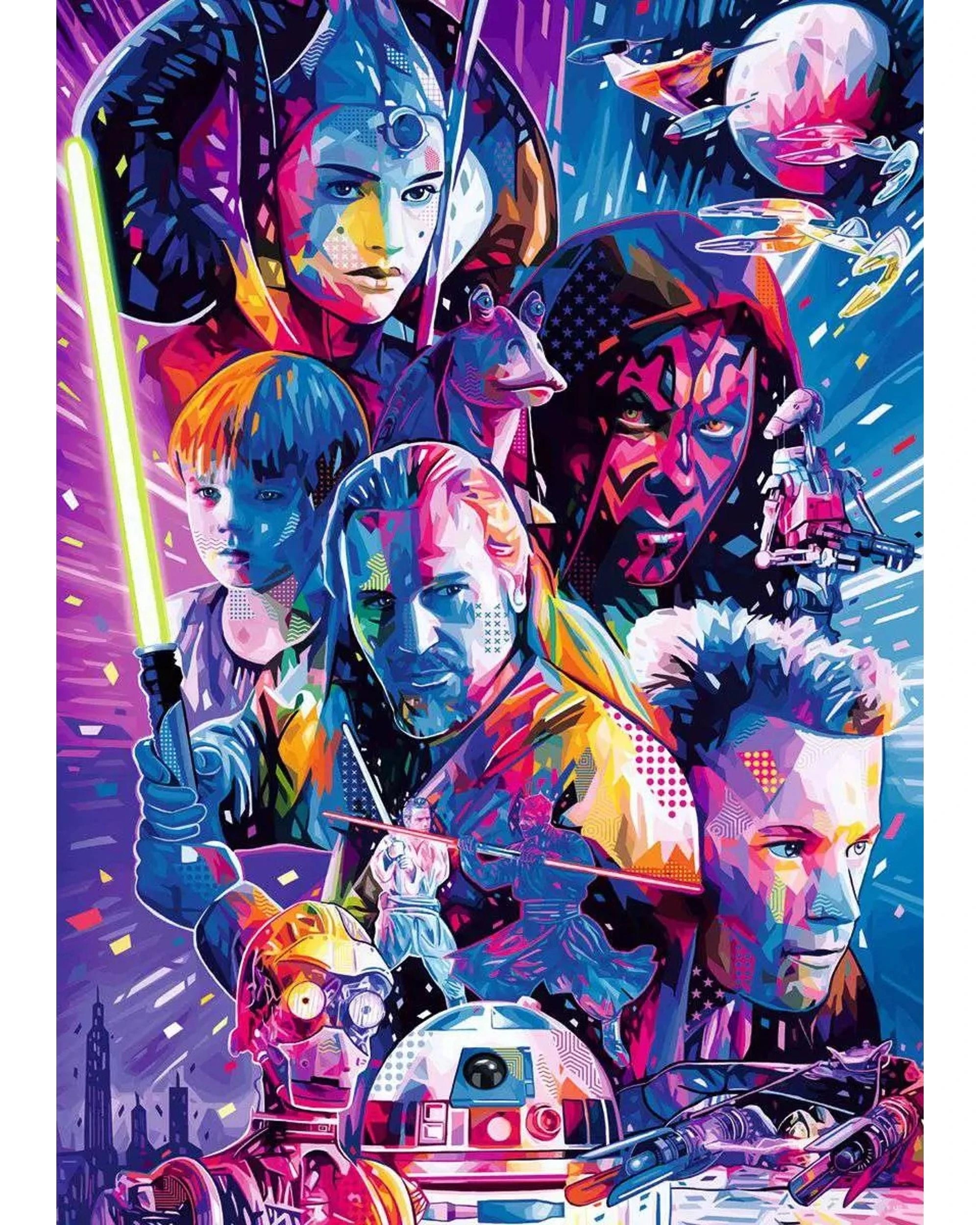 2 Ravensburger Star Wars Hyperspace Collection The Phantom Menace 500 Piece Jigsaw Puzzle, 2 of 2