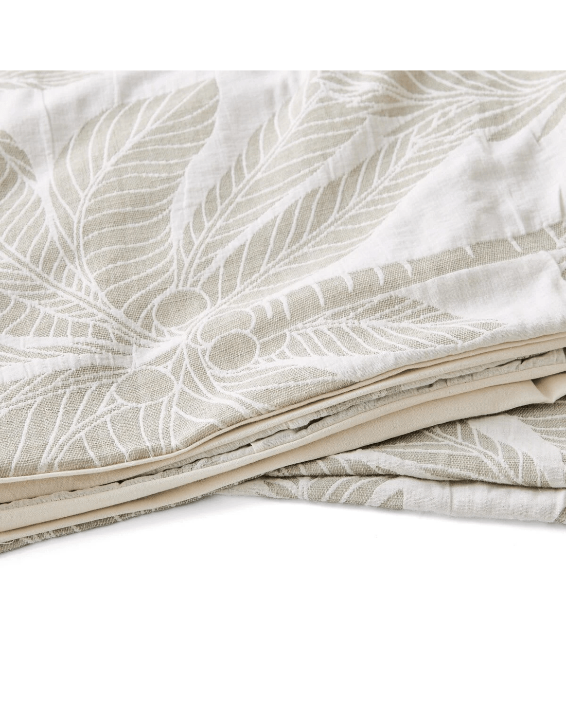 6 Palm Cotton Quilt Cover Set - King Bed, 6 of 6